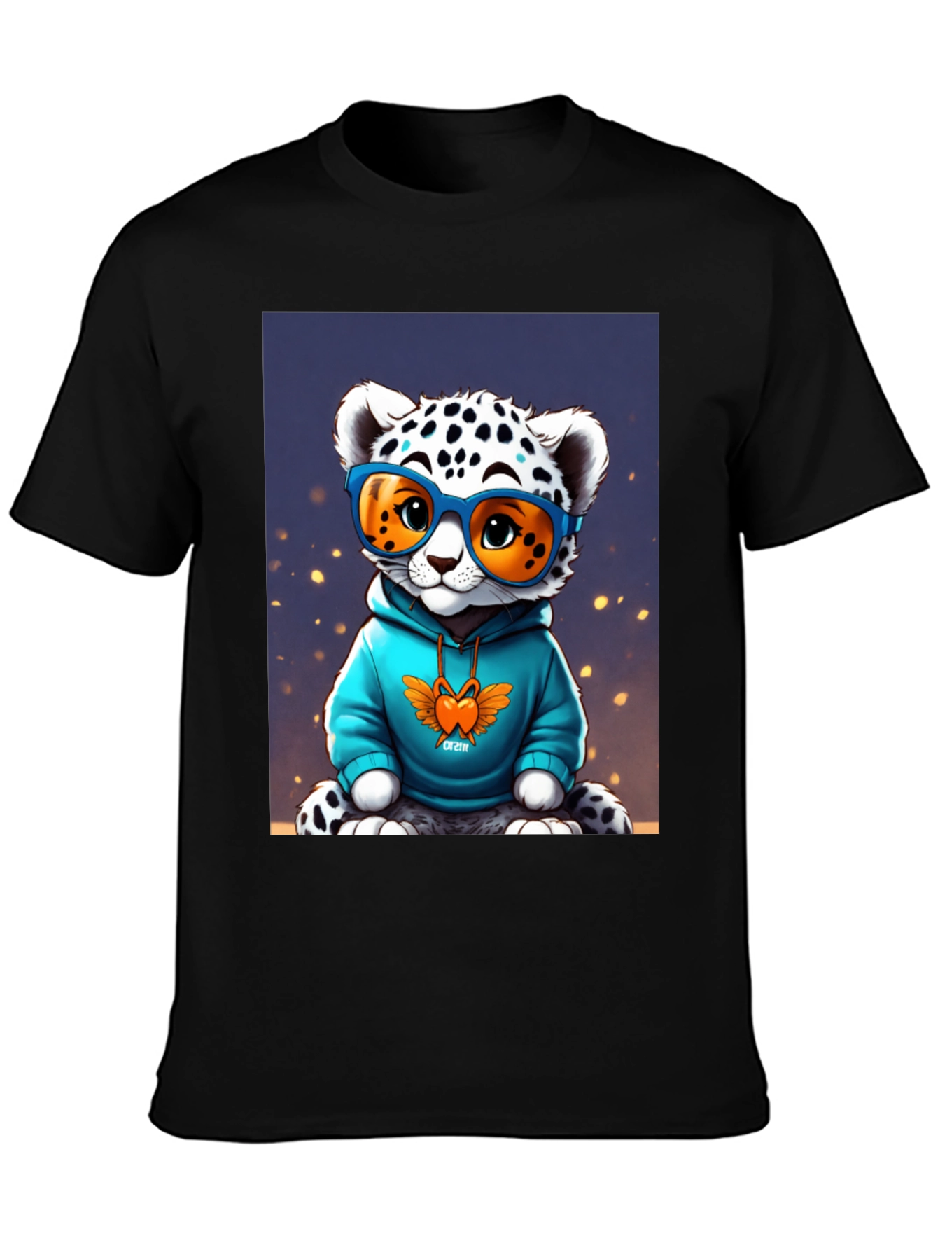 Cool Cat Tee - Funky Leopard Graphic T-Shirt