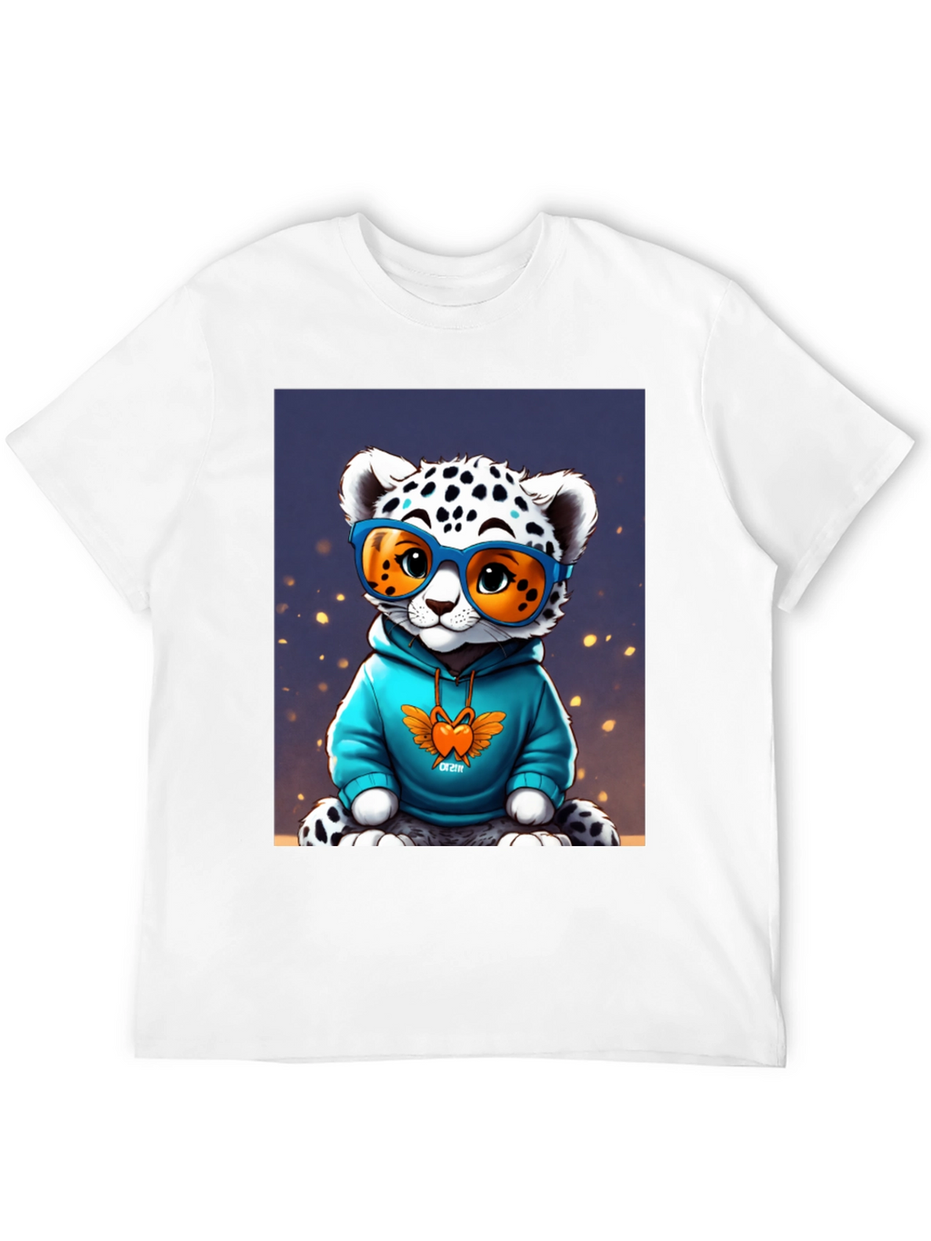Cool Cat Tee - Funky Leopard Graphic T-Shirt