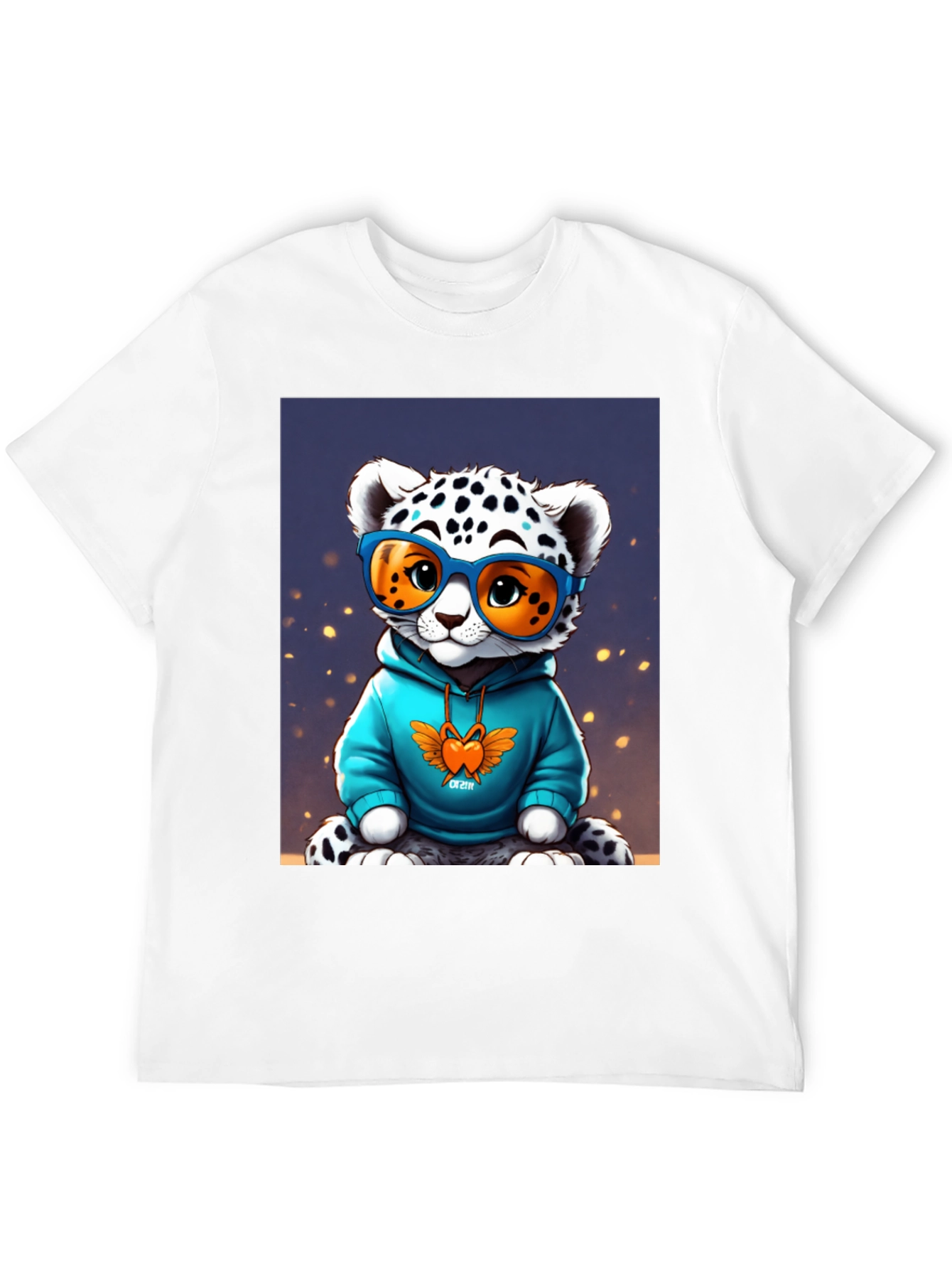 Cool Cat Tee - Funky Leopard Graphic T-Shirt