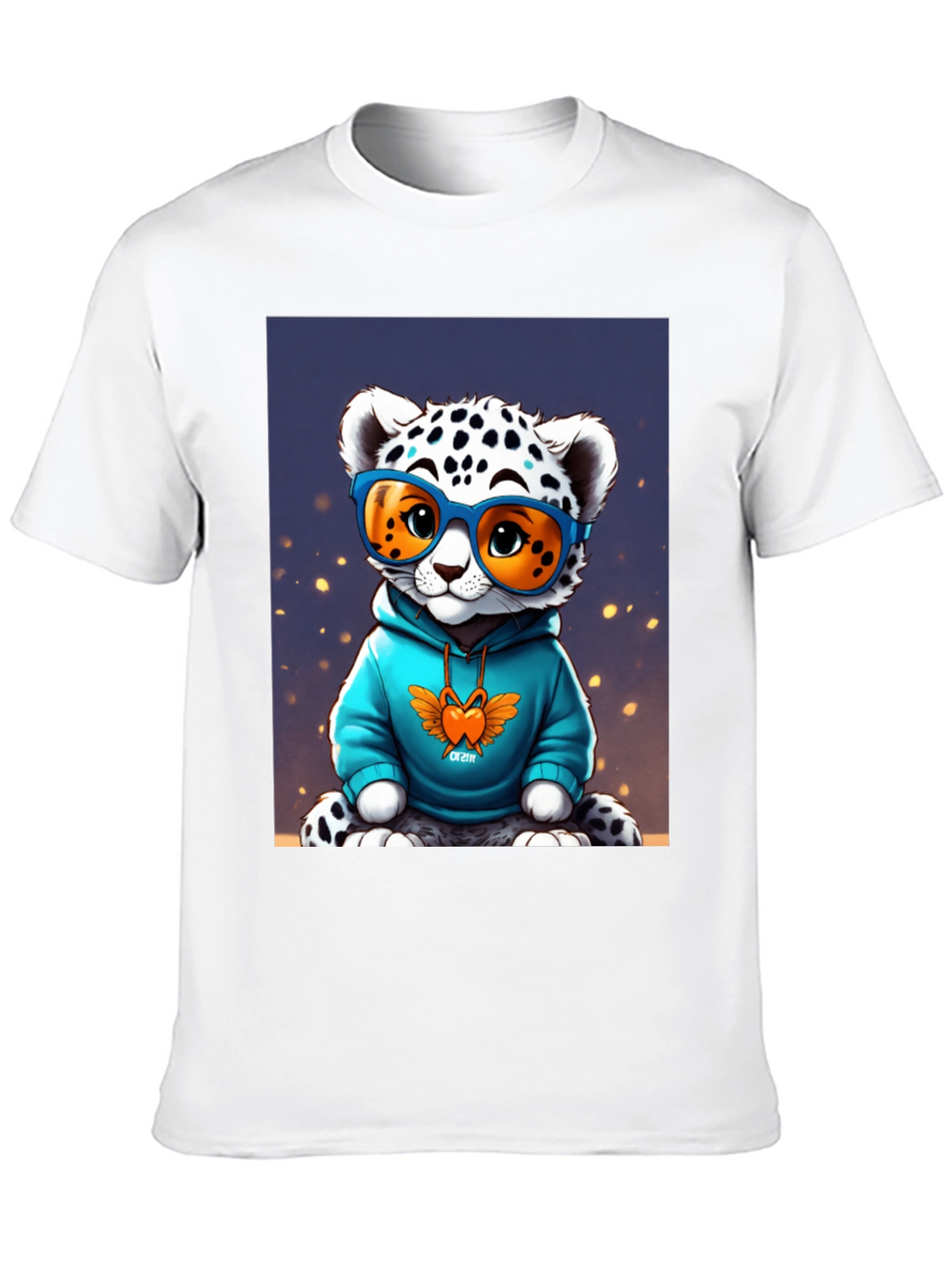 Cool Cat Tee - Funky Leopard Graphic T-Shirt