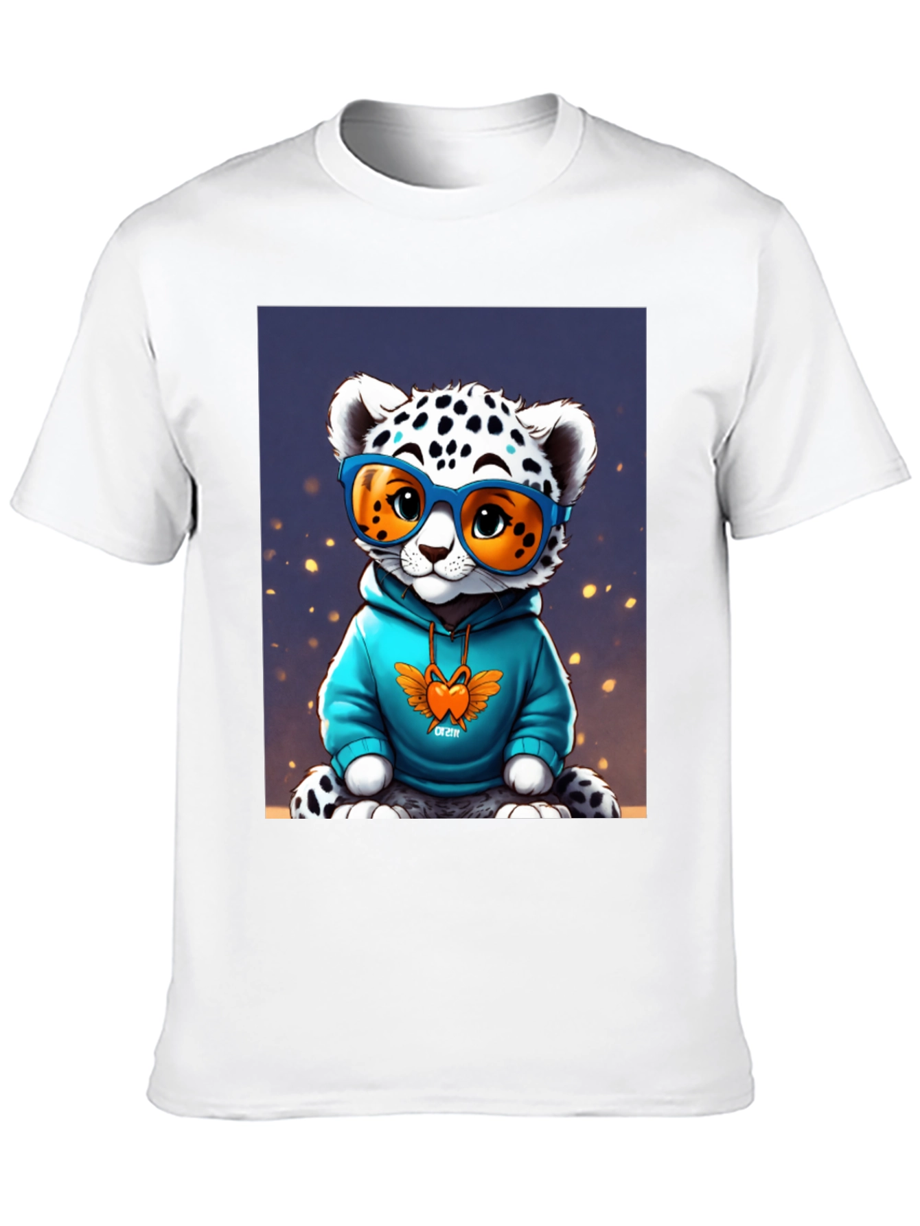Cool Cat Tee - Funky Leopard Graphic T-Shirt