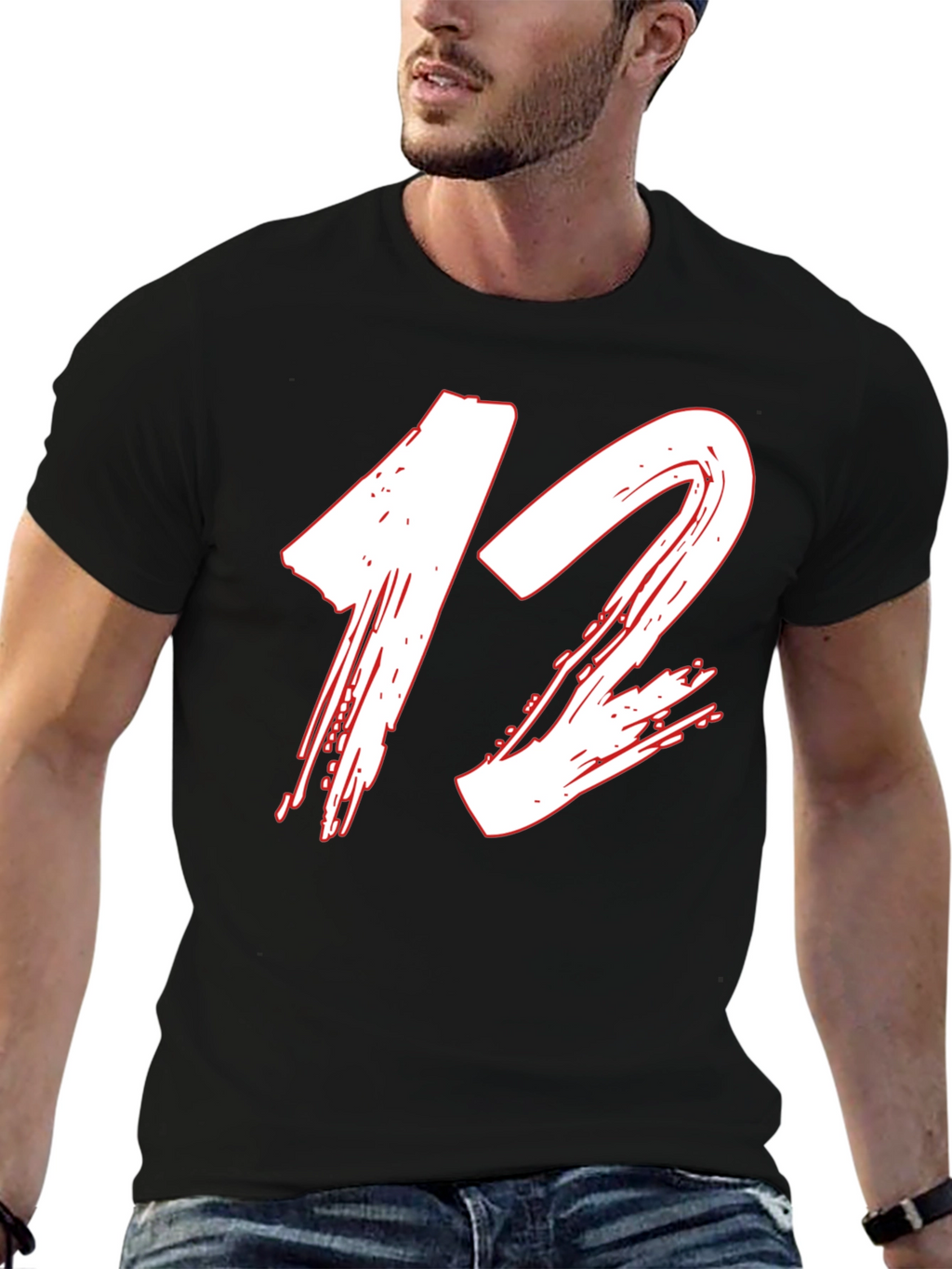 Number 12 Graphic Tee - Modern Streetwear Style