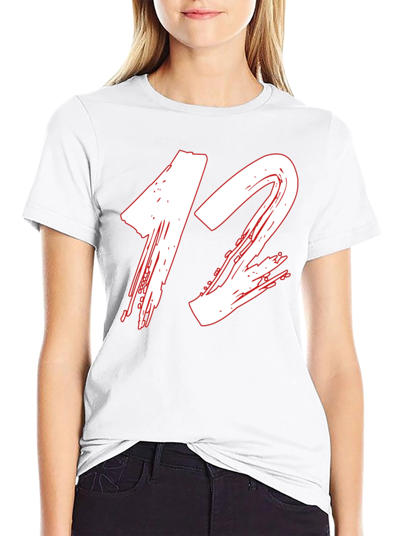 Number 12 Graphic Tee - Modern Streetwear Style