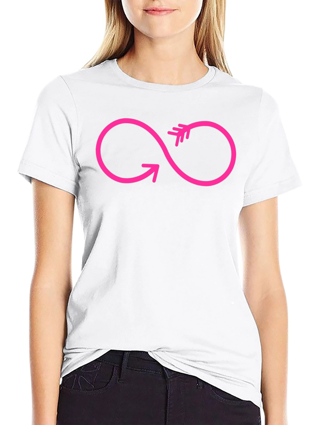 Infinity Arrow Graphic T-Shirt - Modern Style
