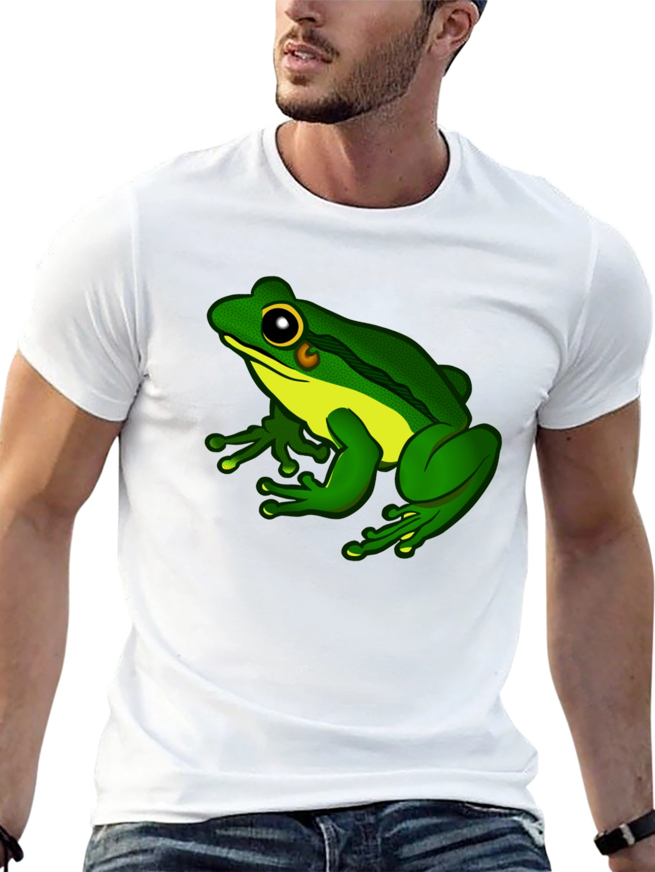 Frog Graphic T-Shirt - Premium Cotton