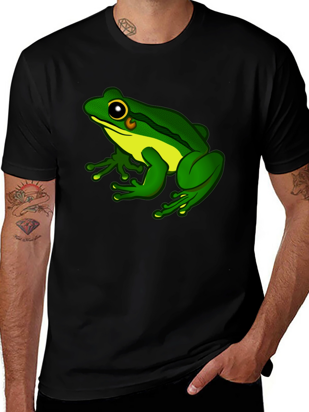 Frog Graphic T-Shirt - Premium Cotton
