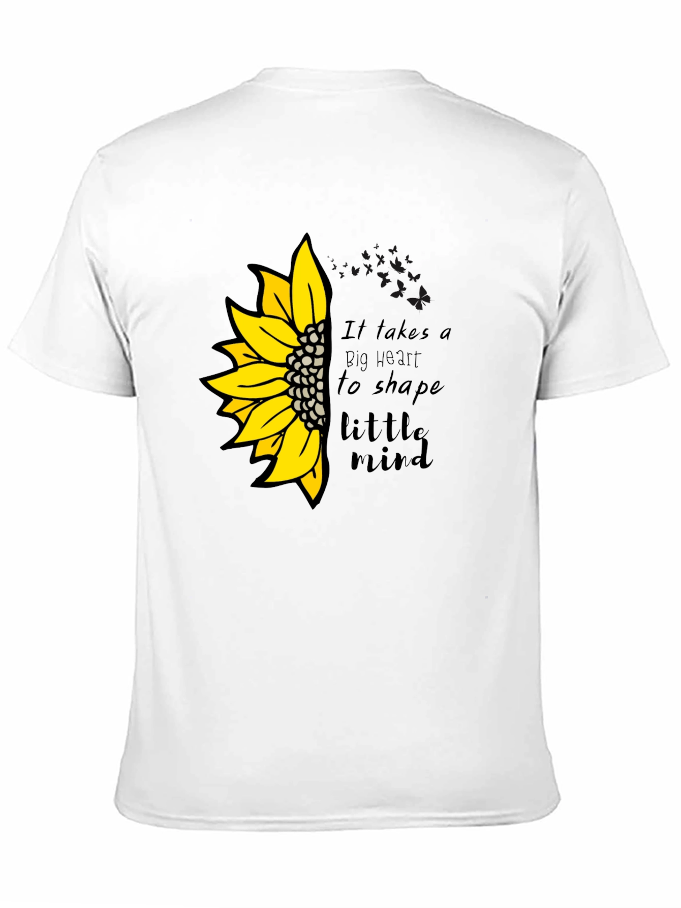 Sunflower Teacher Heart T-Shirt