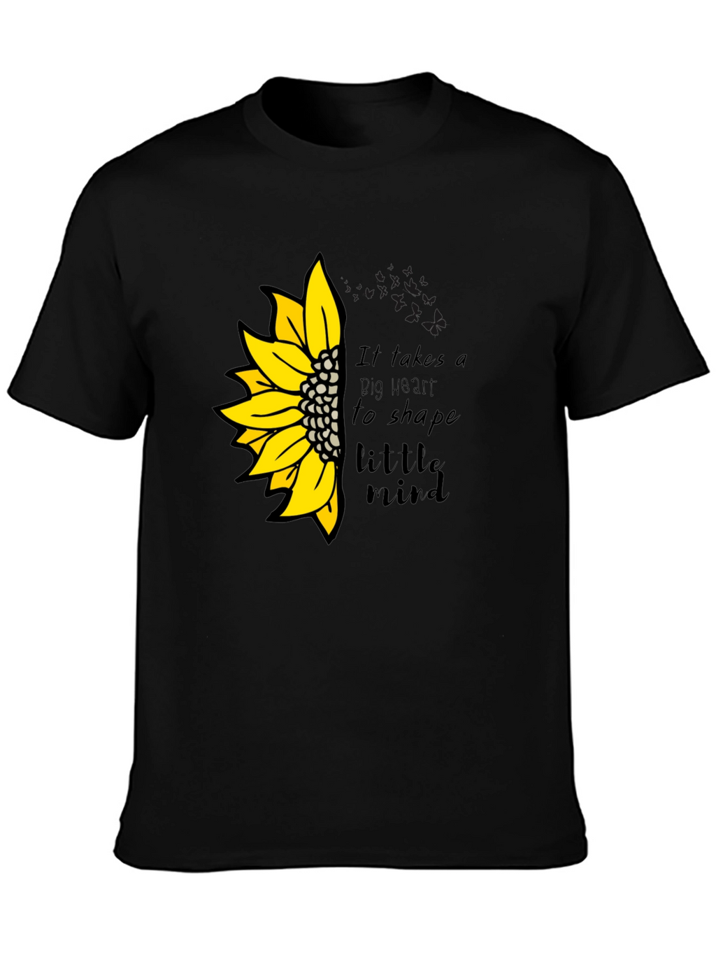 Sunflower Teacher Heart T-Shirt