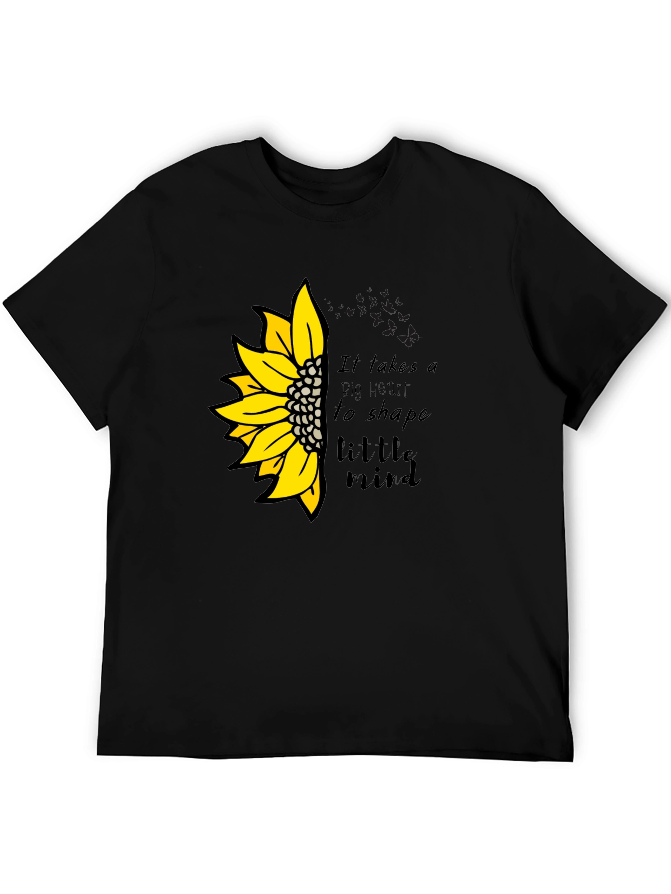 Sunflower Teacher Heart T-Shirt