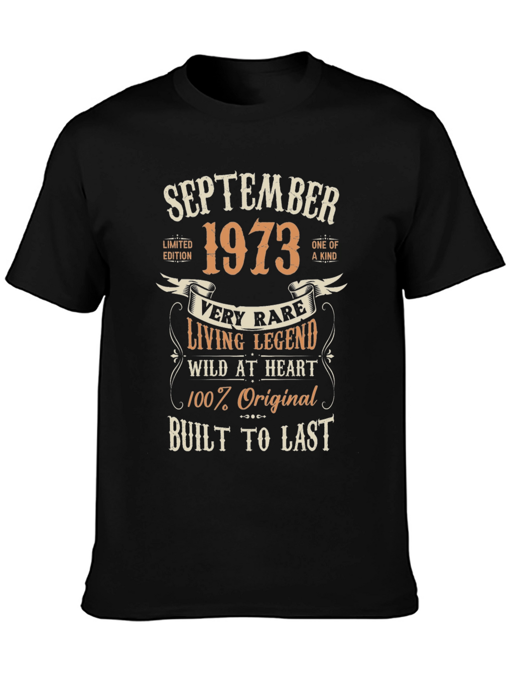 September 1973 Limited Edition Birthday T-Shirt