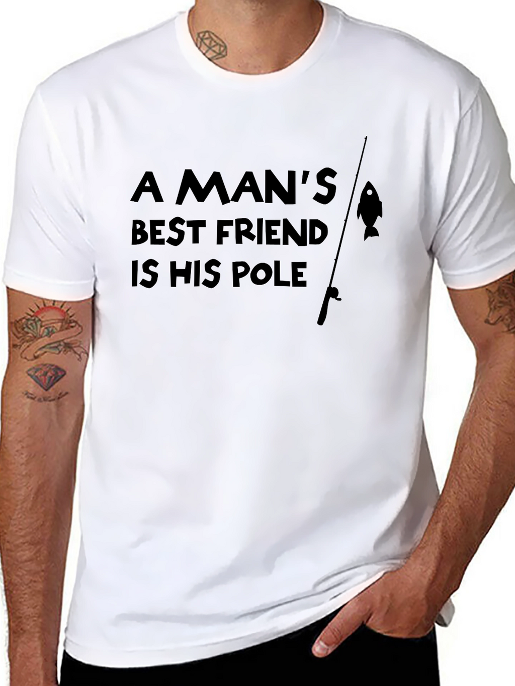 A Mans Best Friend is His Pole T-Shirt