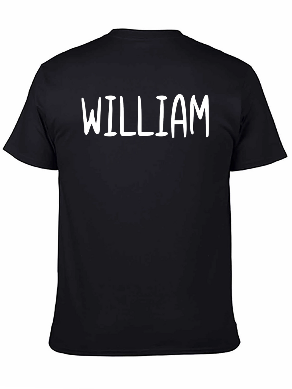 Personalized William Graphic T-Shirt - Black