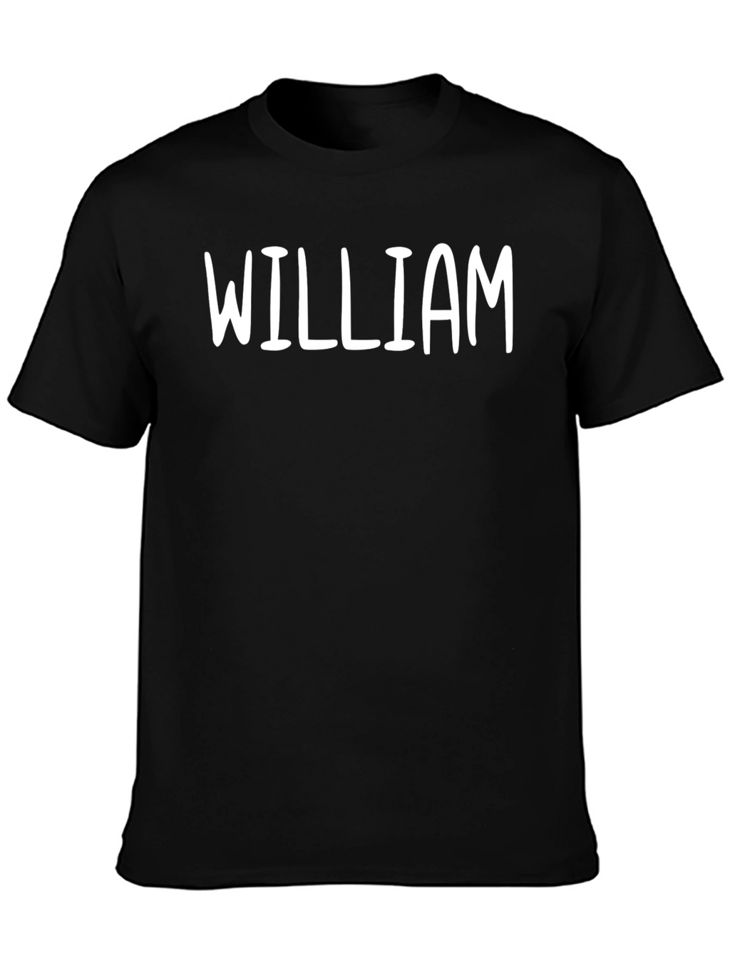 Personalized William Graphic T-Shirt - Black