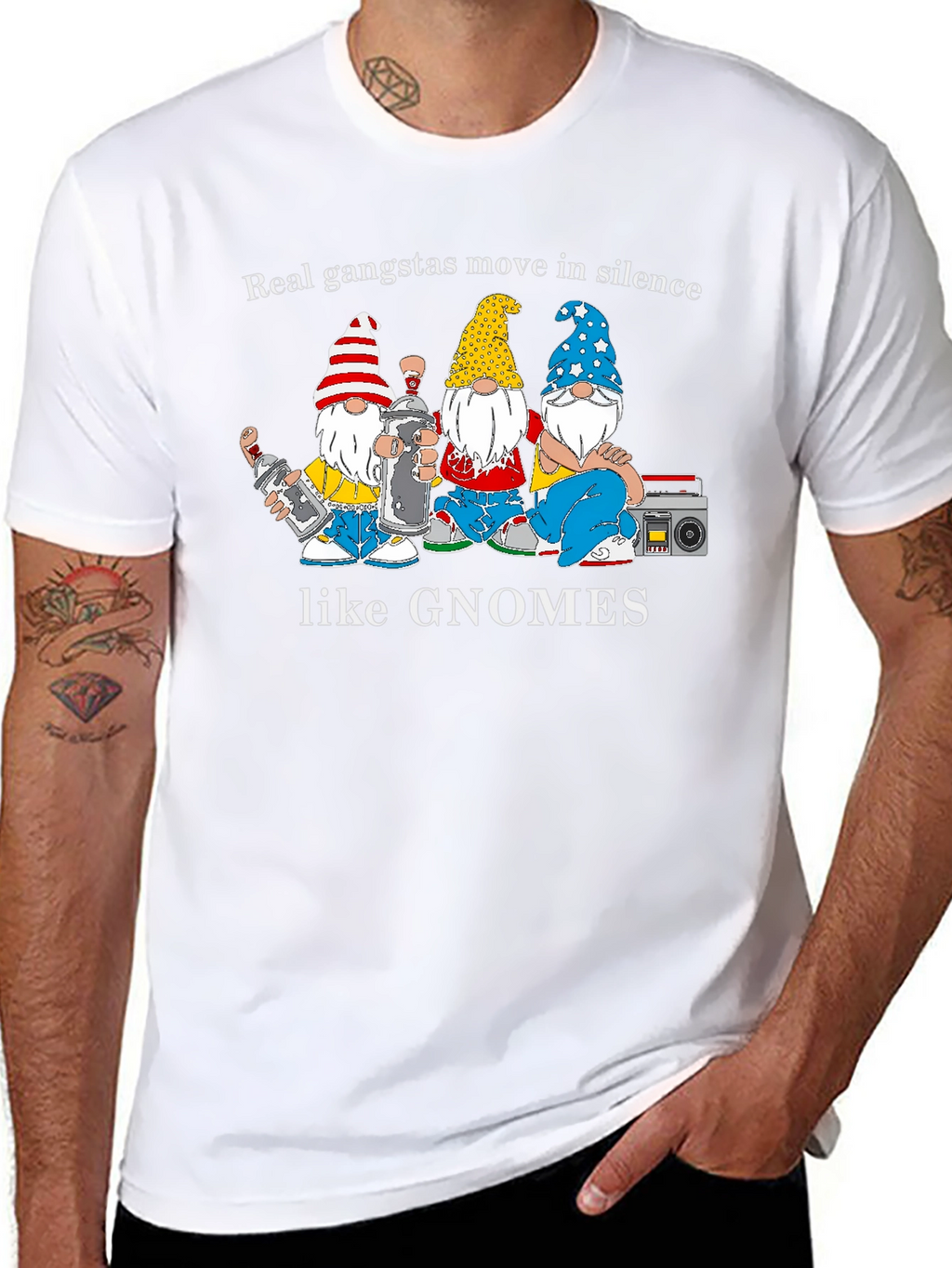 Gangsta Gnome Graphic T-Shirt