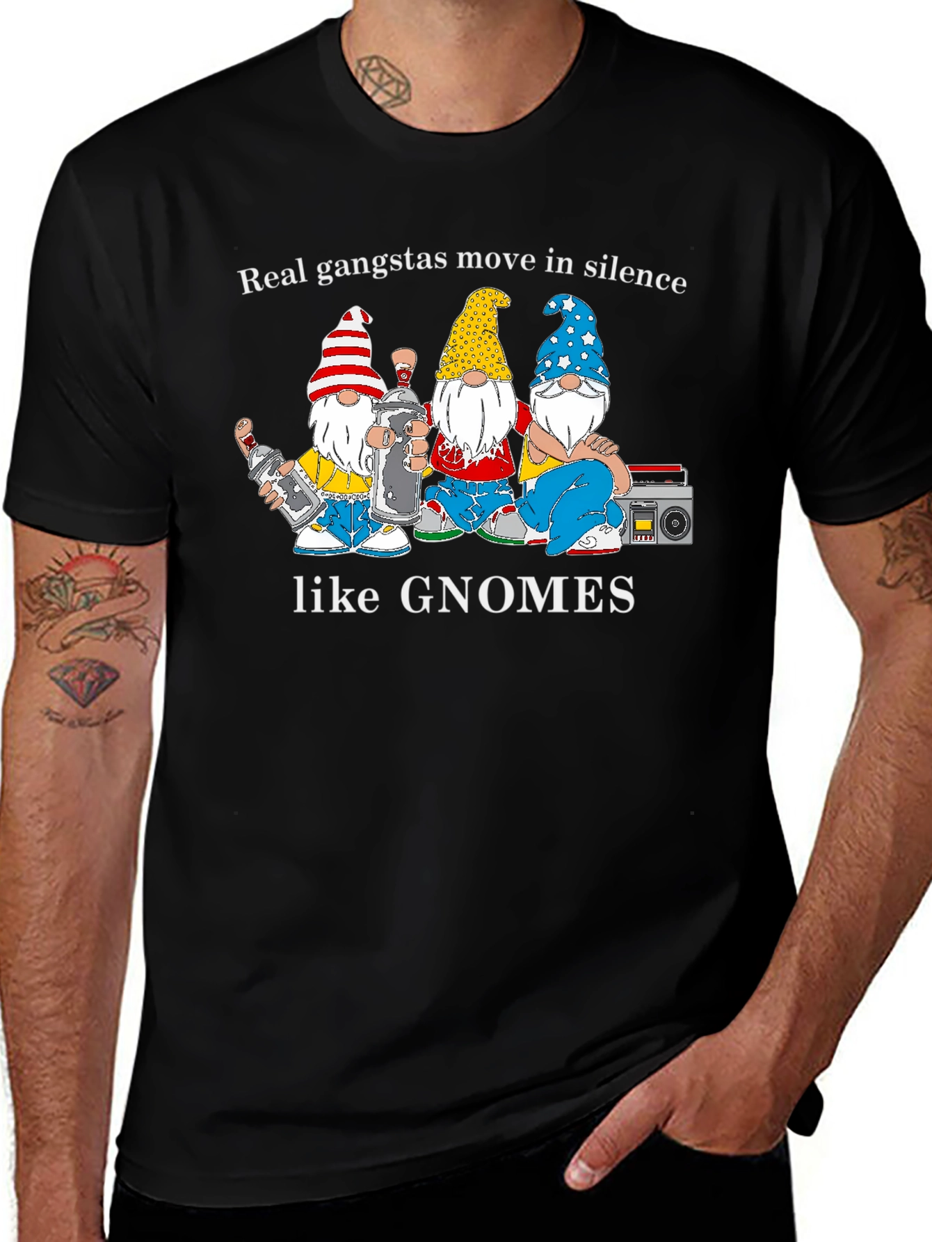 Gangsta Gnome Graphic T-Shirt