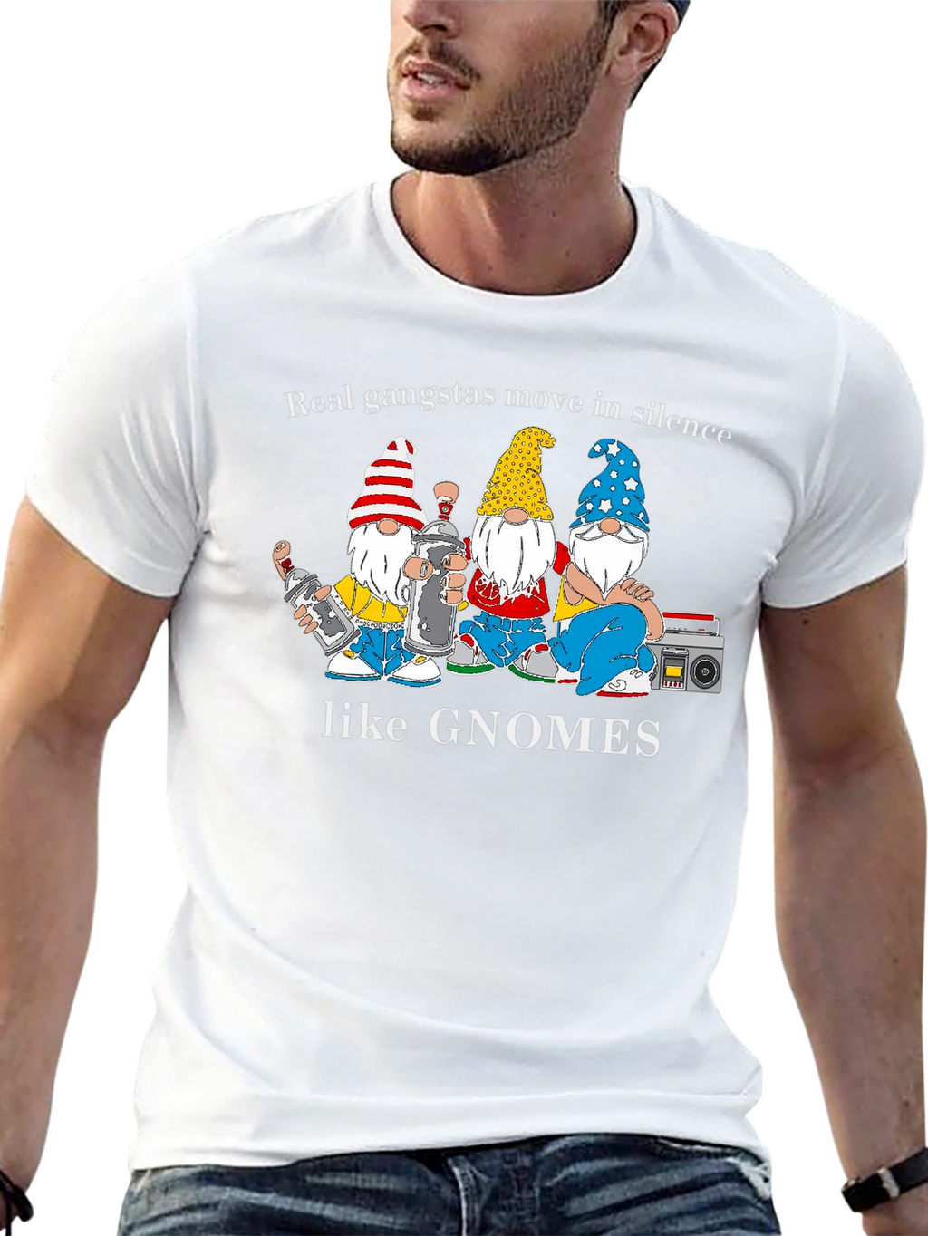 Gangsta Gnome Graphic T-Shirt