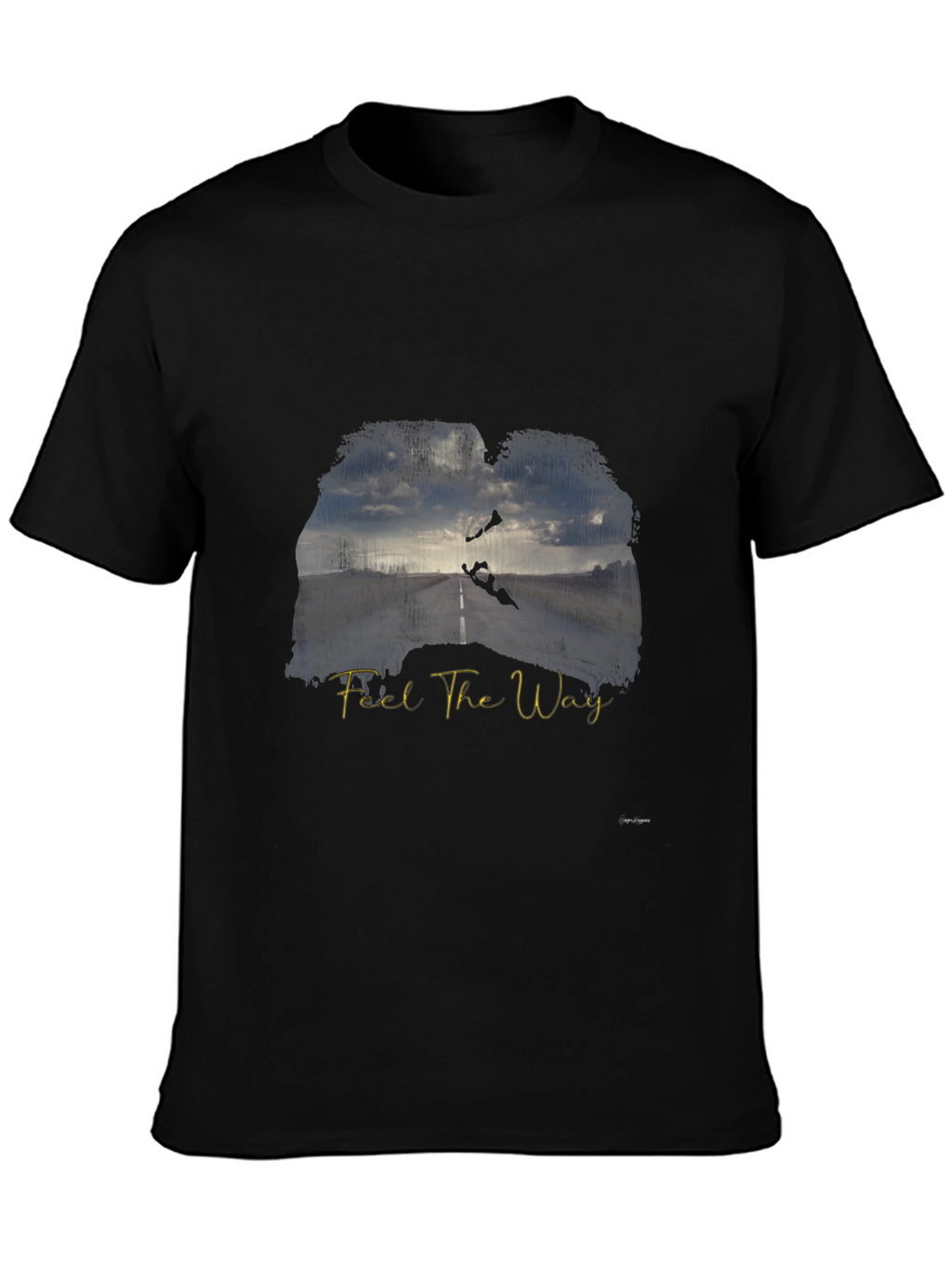 Feel The Way Graphic Tee - Mens Black T-Shirt