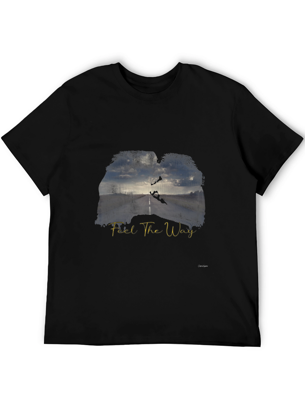 Feel The Way Graphic Tee - Mens Black T-Shirt