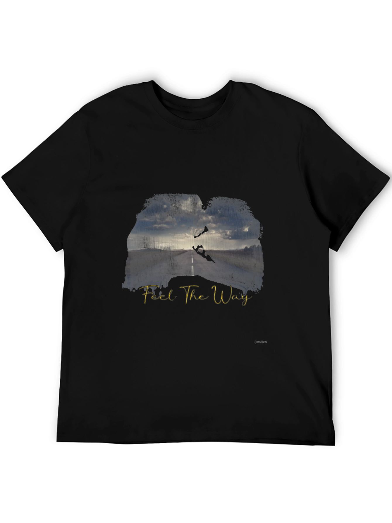 Feel The Way Graphic Tee - Mens Black T-Shirt