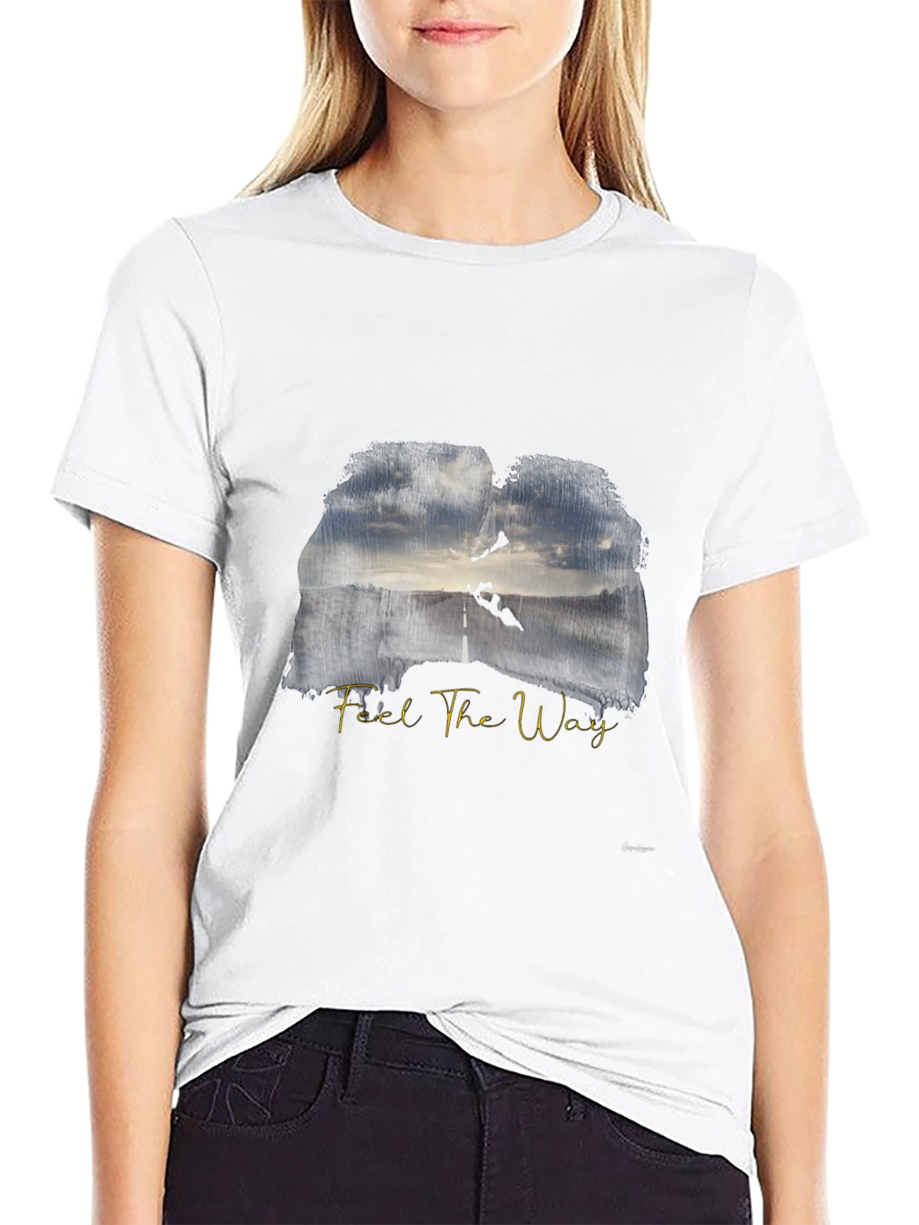 Feel The Way Graphic Tee - Mens Black T-Shirt