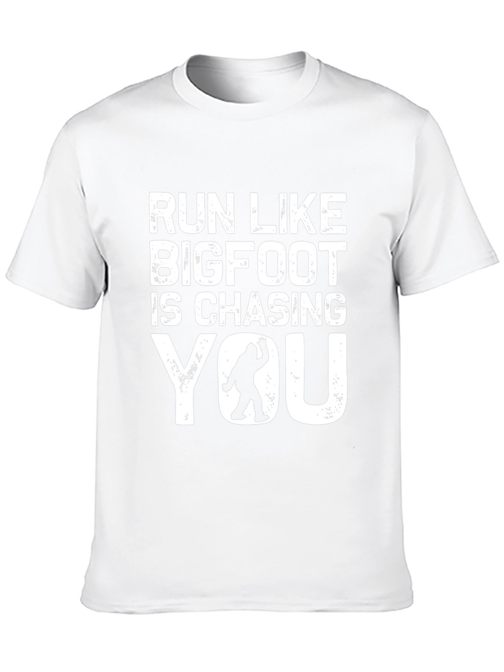 Run Like Bigfoot T-Shirt - Funny Sasquatch Tee