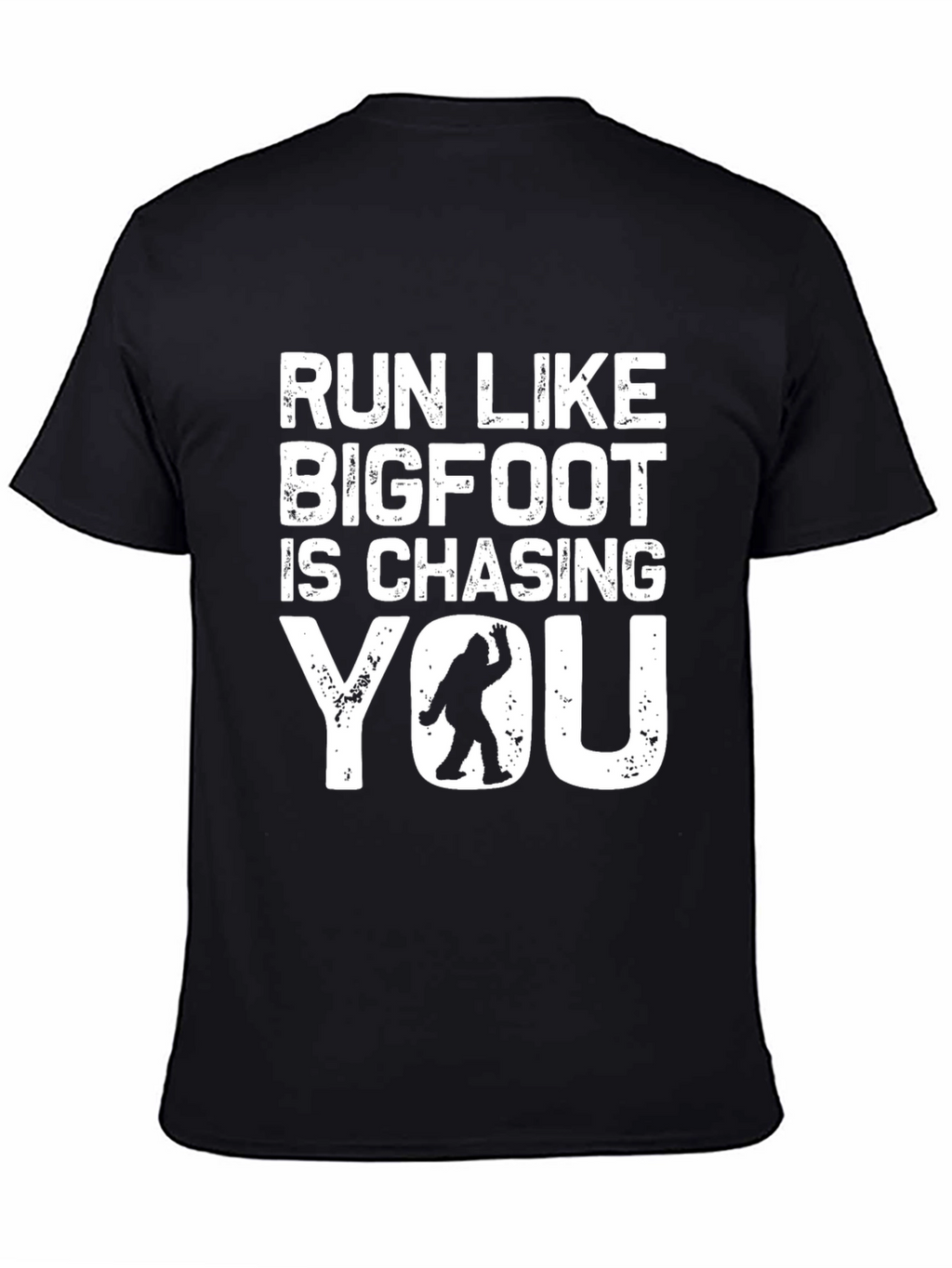Run Like Bigfoot T-Shirt - Funny Sasquatch Tee