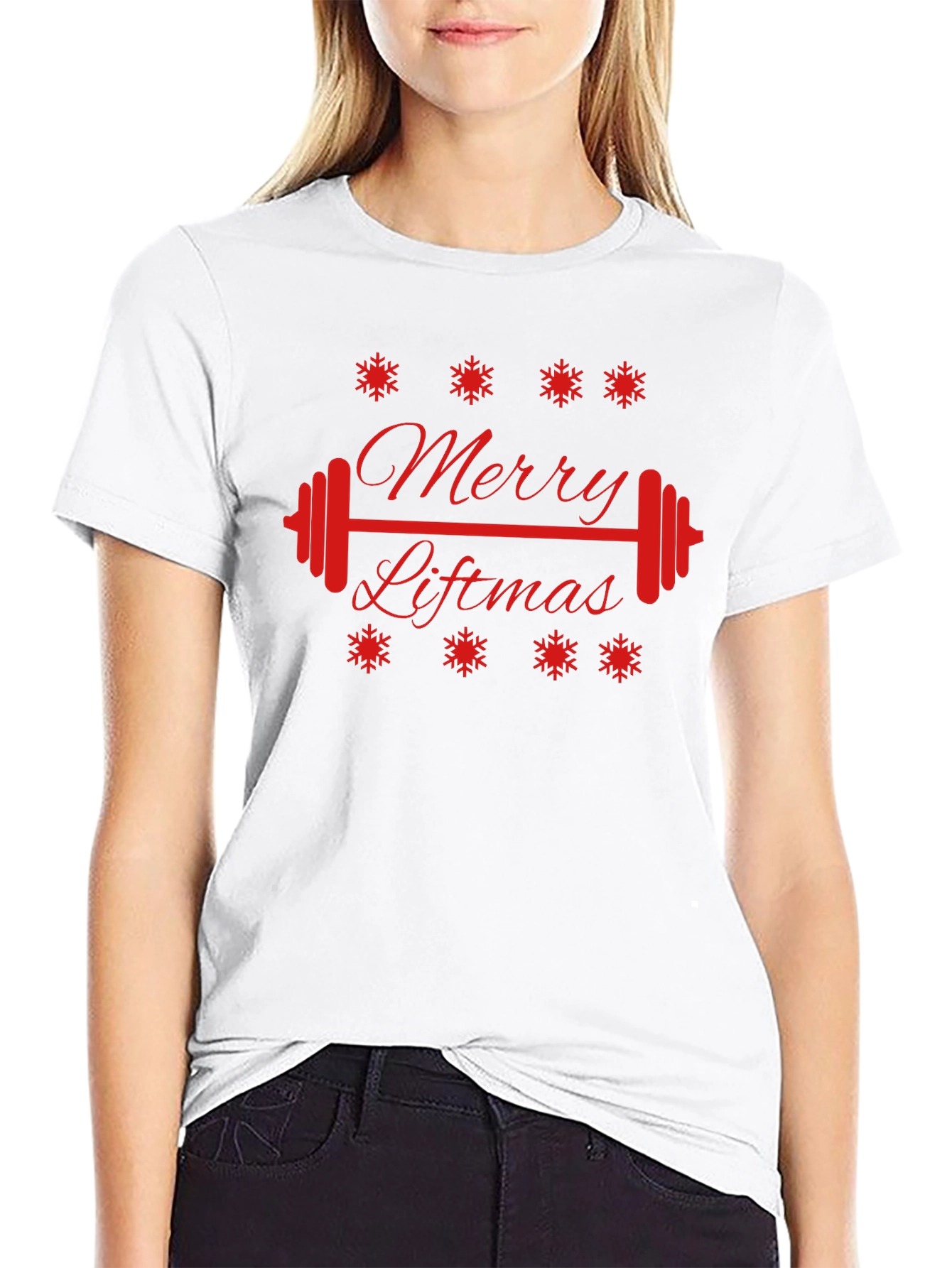 Merry Liftmas Black T-Shirt - Holiday Fitness