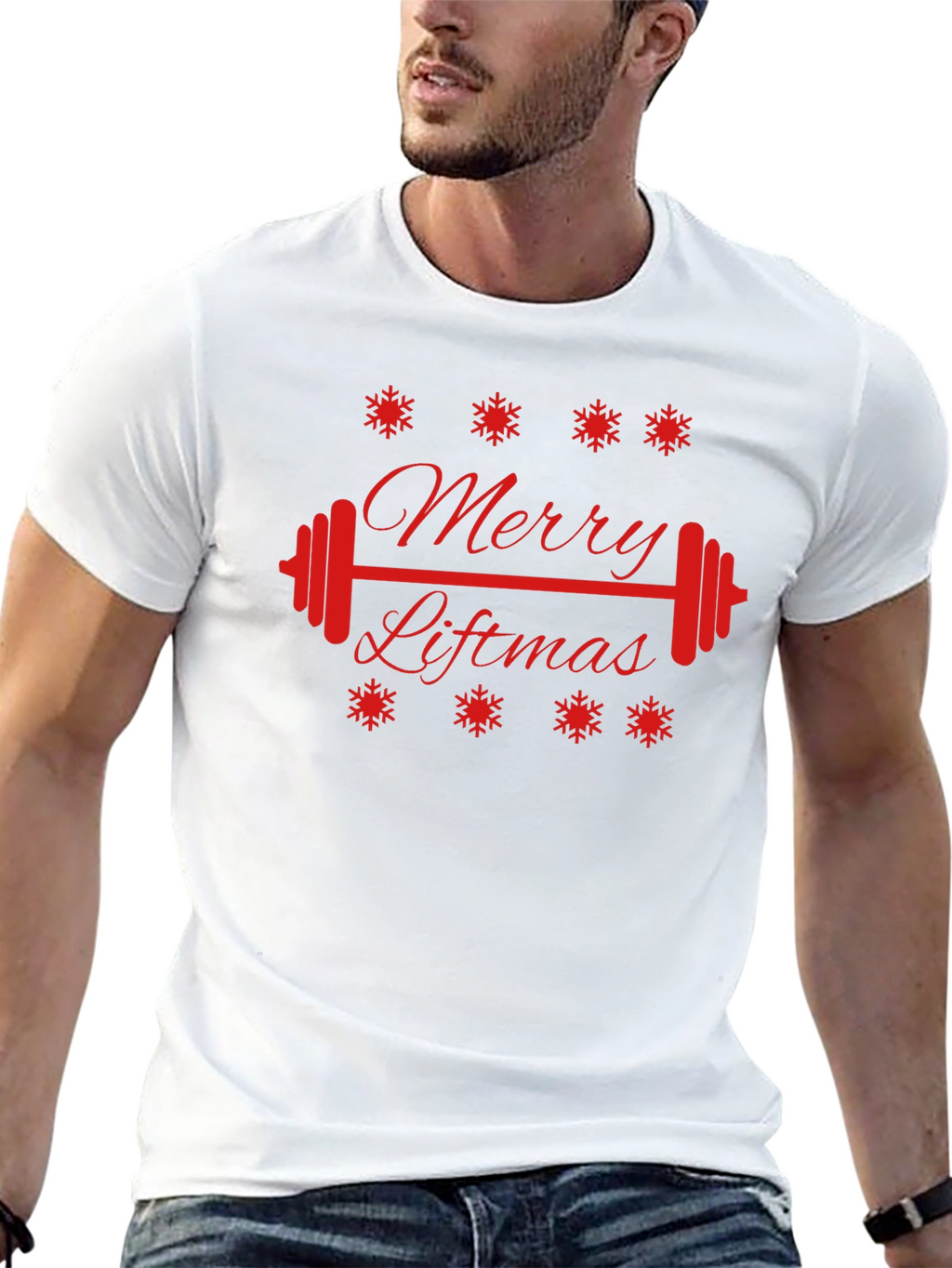 Merry Liftmas Black T-Shirt - Holiday Fitness