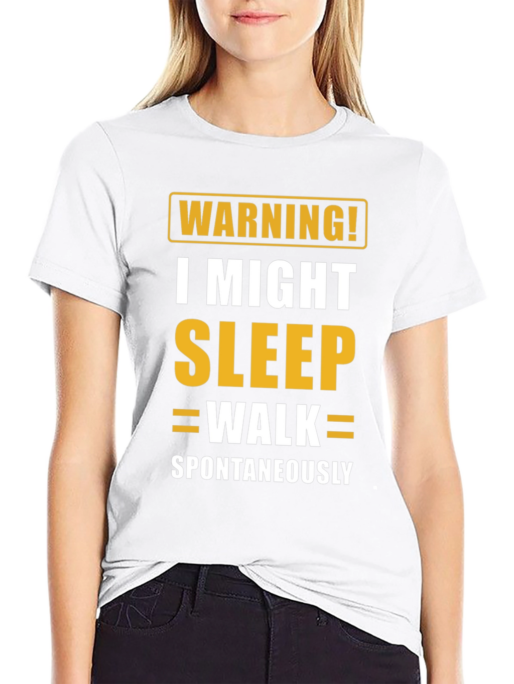 Warning Sleepwalk T-Shirt - Funny Sleepwalking Tee
