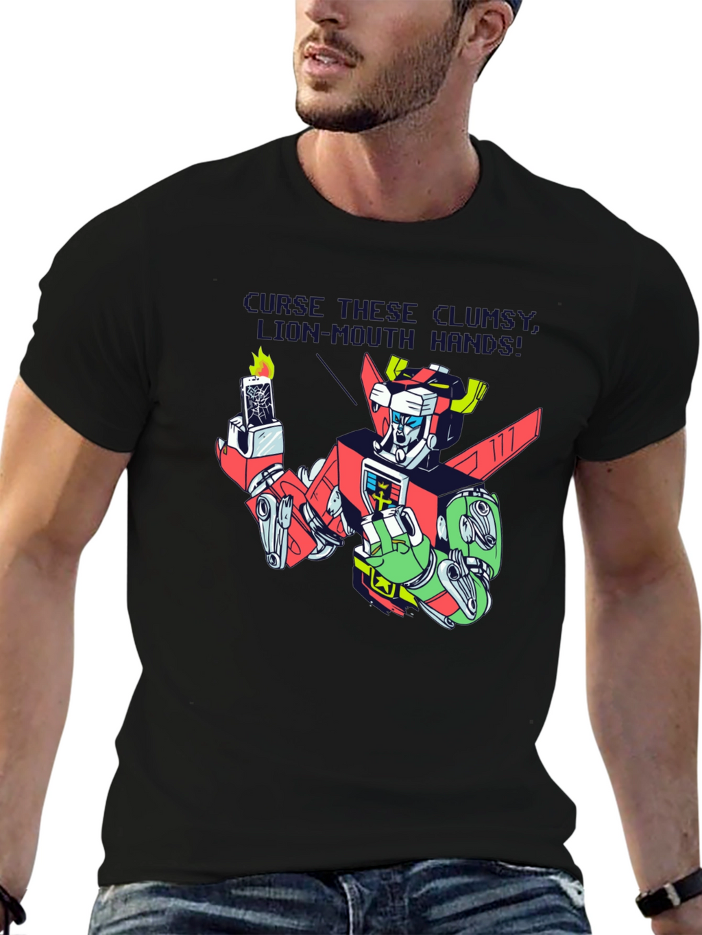 Voltron Clumsy Hands Graphic T-Shirt