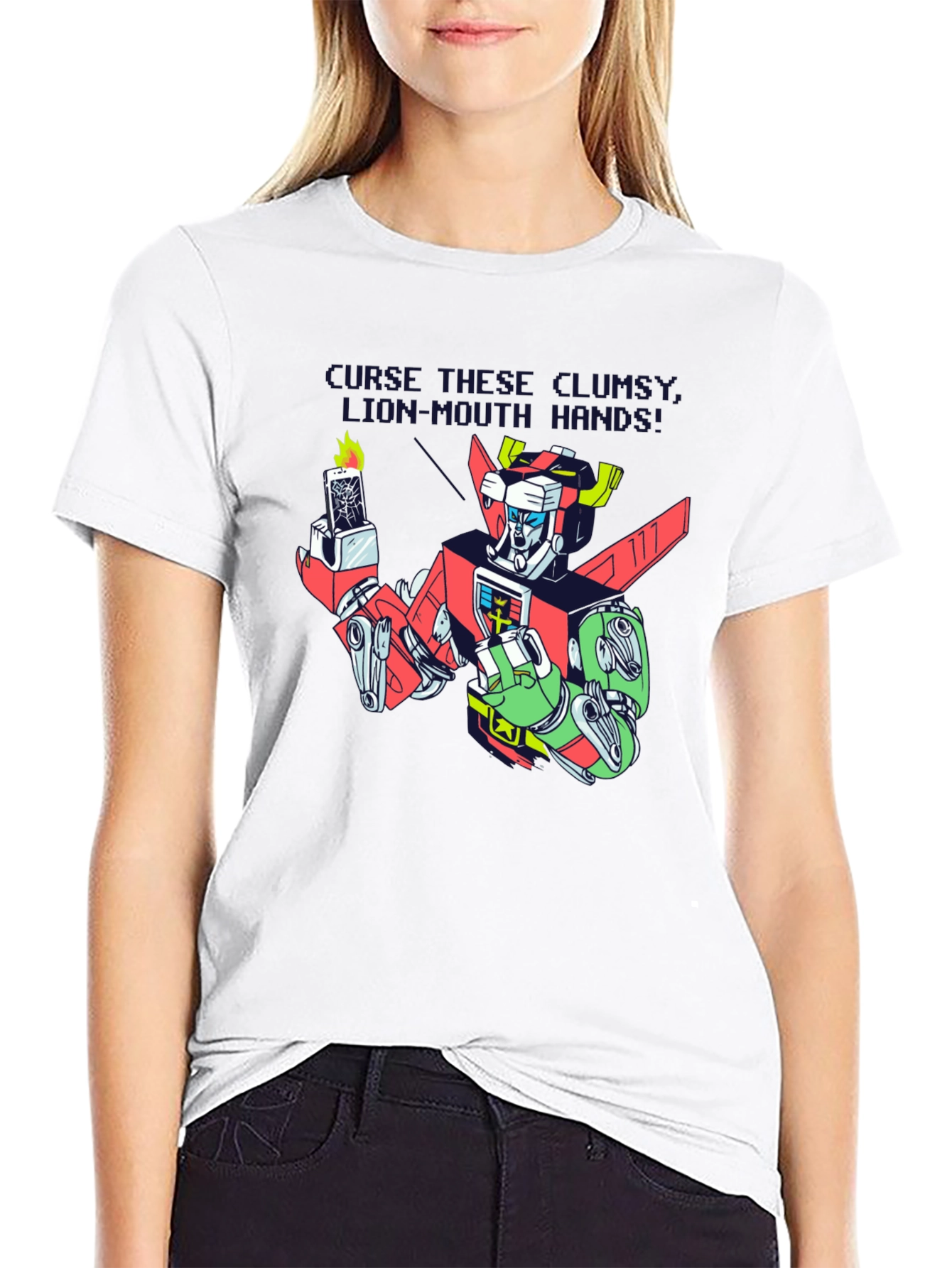 Voltron Clumsy Hands Graphic T-Shirt