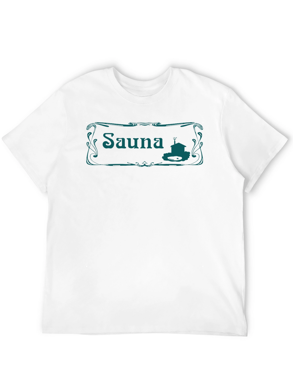 Sauna T-Shirt - Black Crew Neck Tee