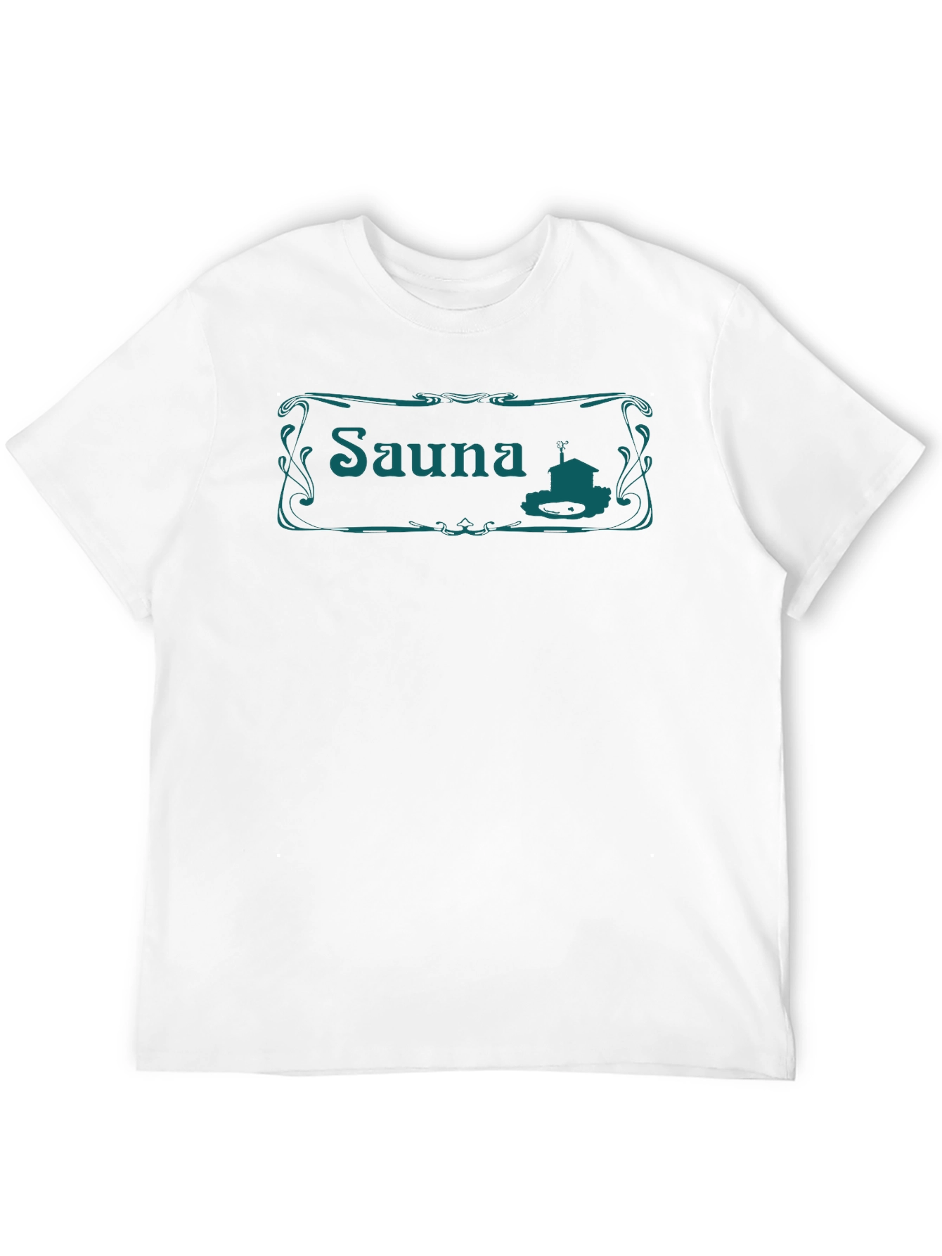 Sauna T-Shirt - Black Crew Neck Tee