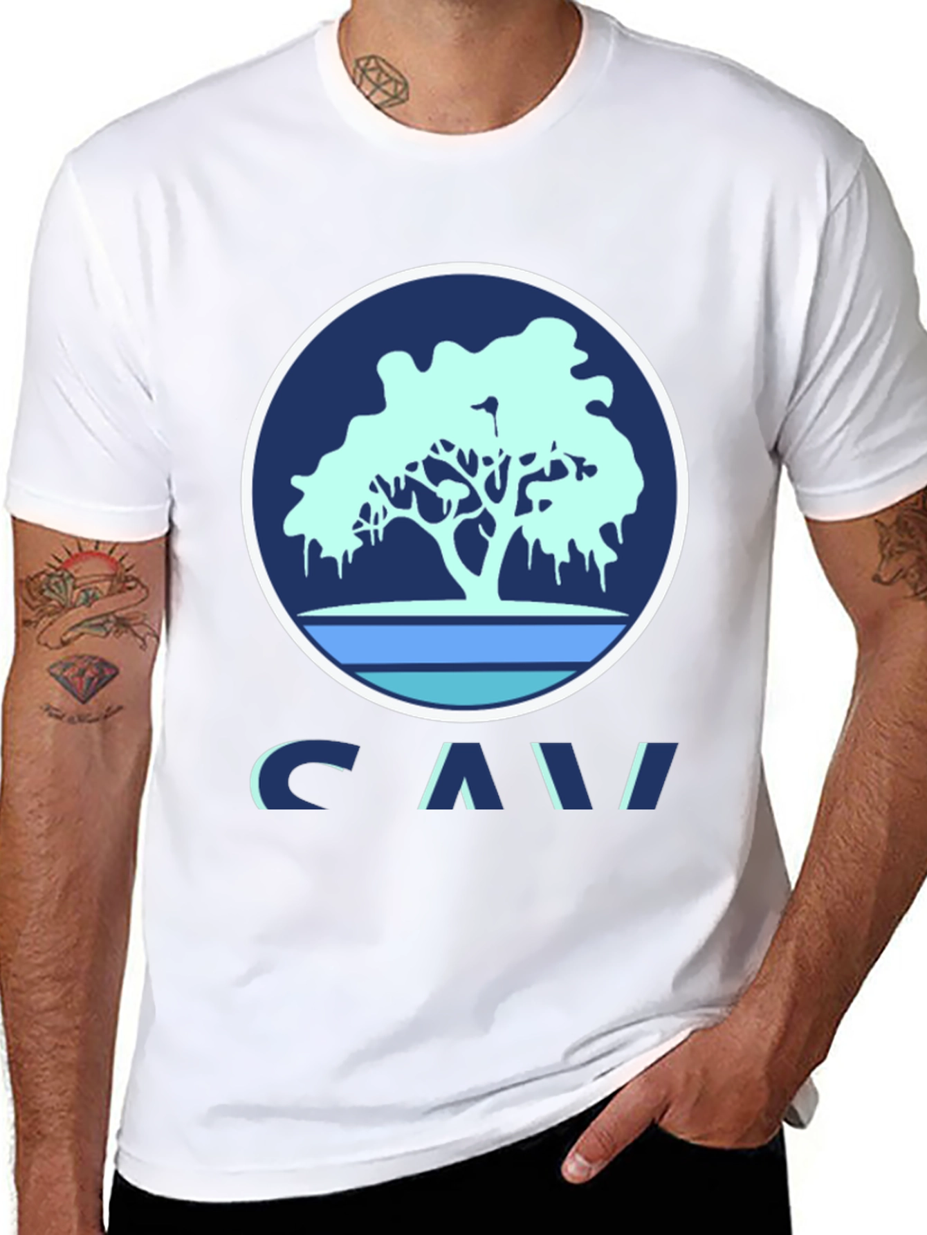 Tree Graphic T-Shirt - Modern Style