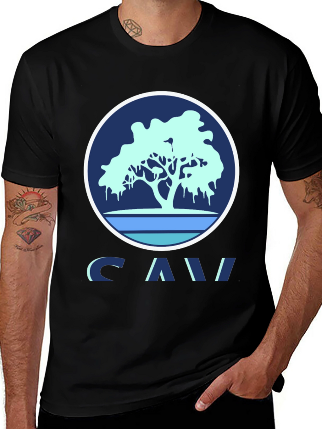Tree Graphic T-Shirt - Modern Style