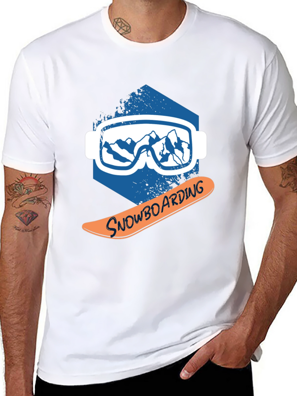 Snowboarding Graphic Tee - Stylish Sport Shirt