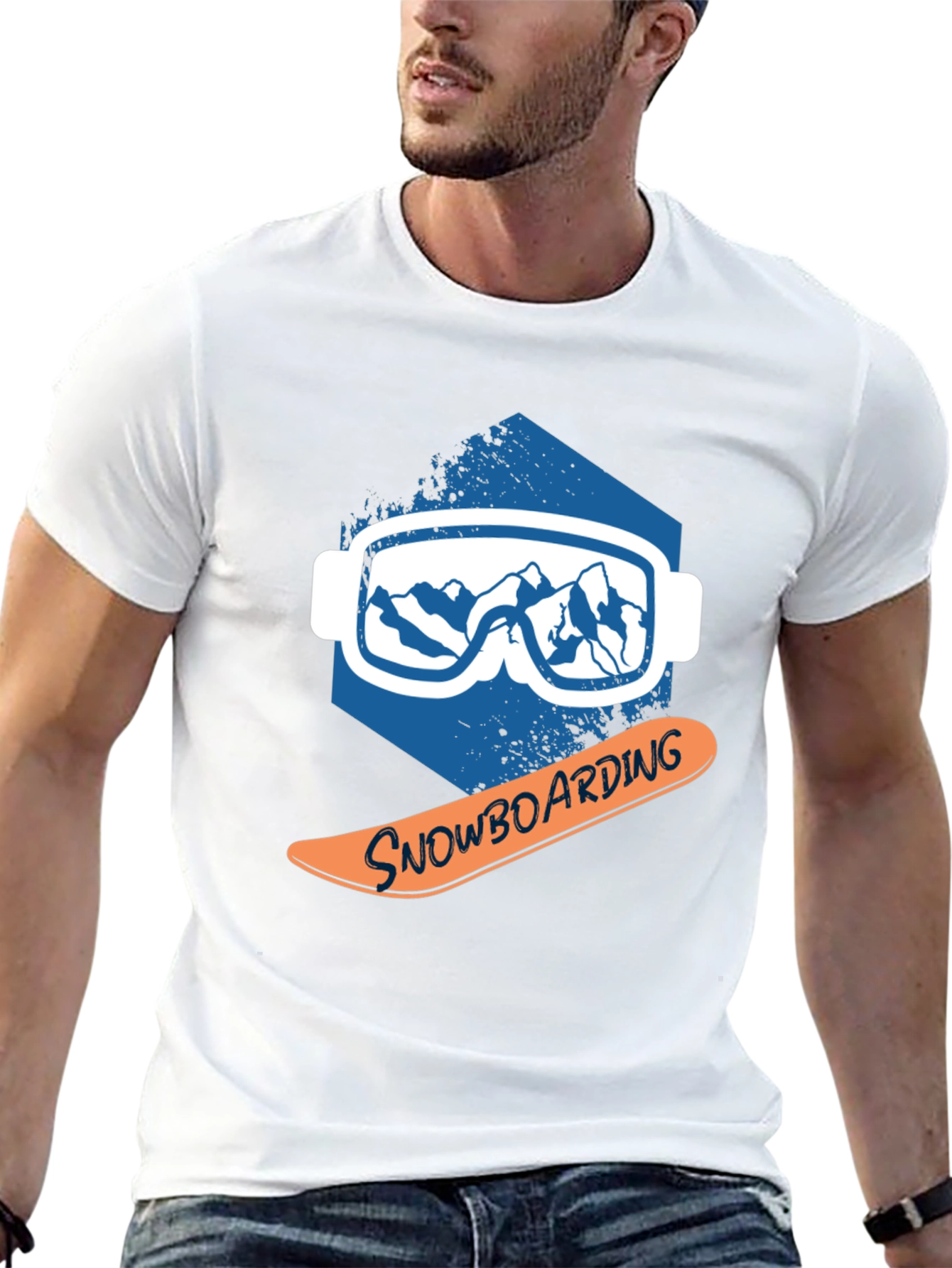 Snowboarding Graphic Tee - Stylish Sport Shirt