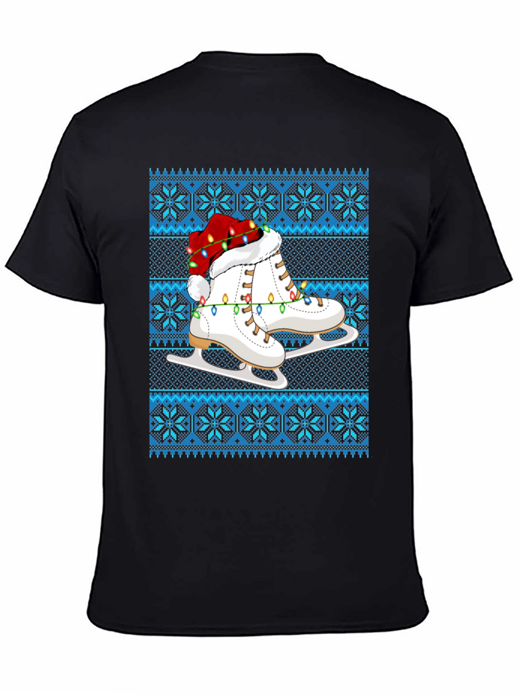 Festive Ice Skate Christmas T-Shirt
