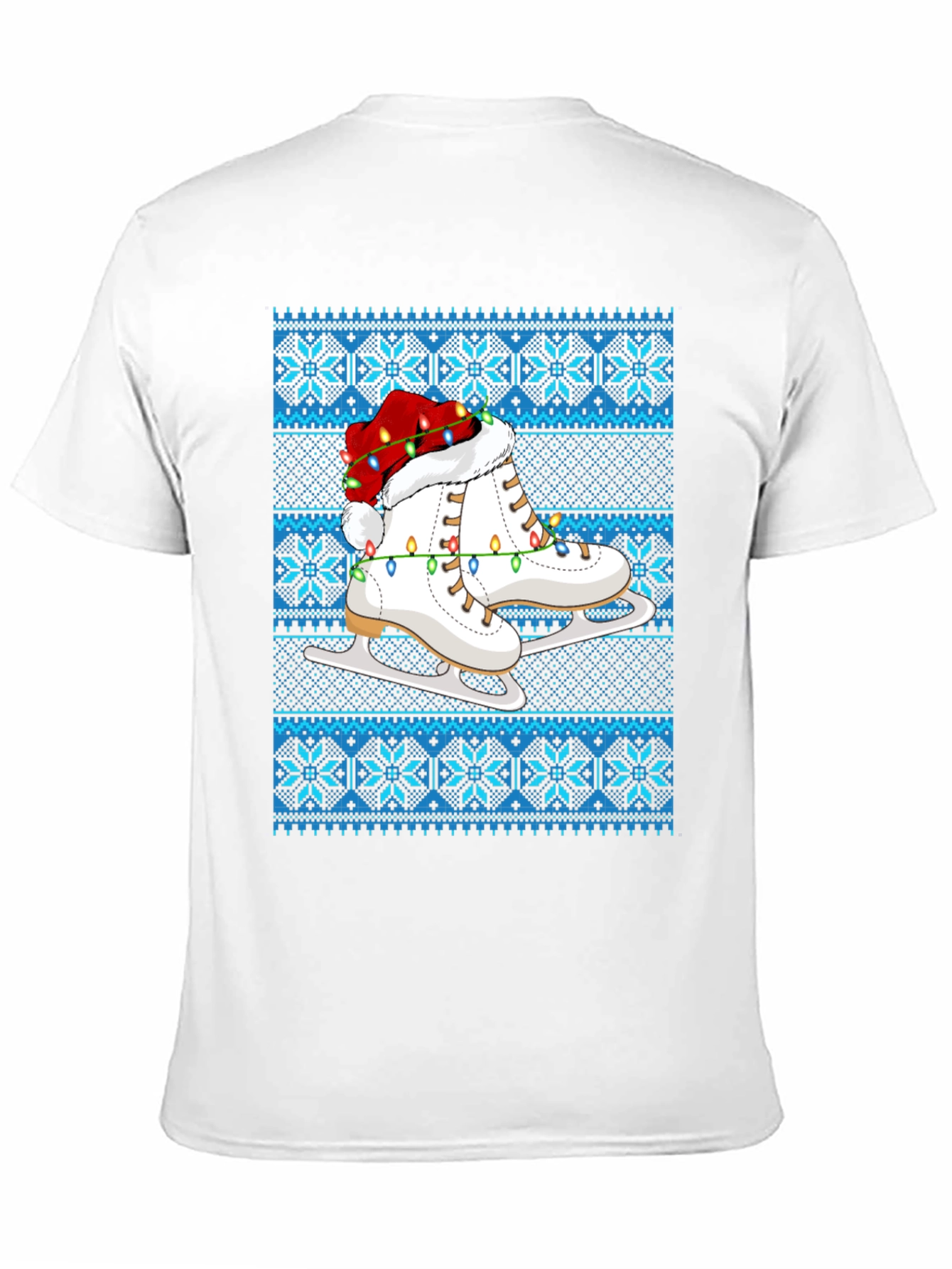 Festive Ice Skate Christmas T-Shirt