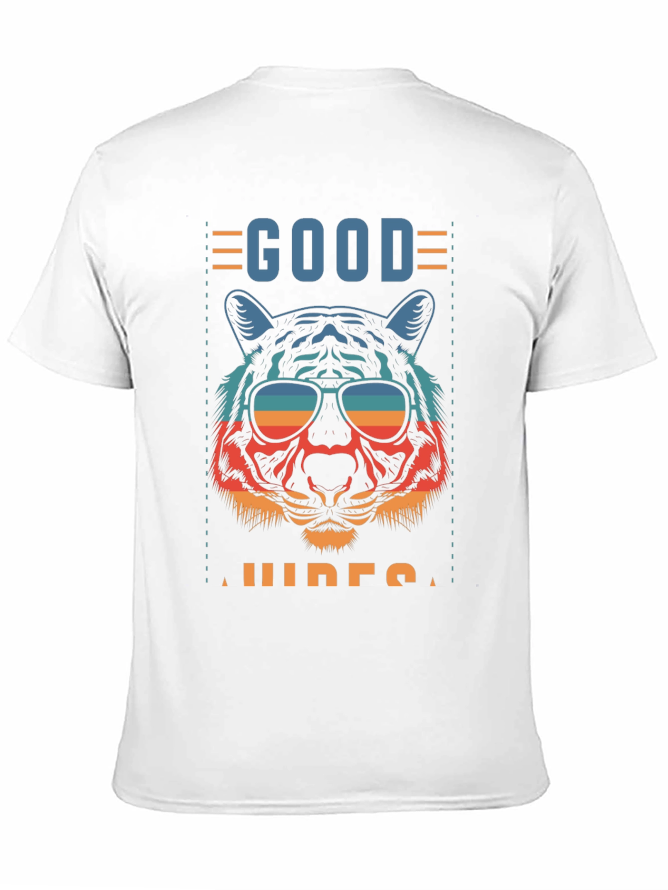 Good Vibes Tiger Graphic T-Shirt