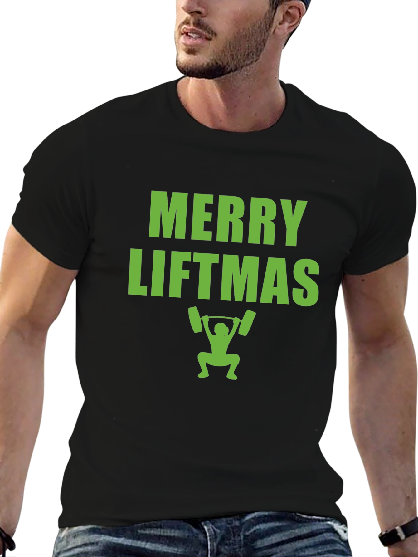 Merry Liftmas Gym Workout T-Shirt