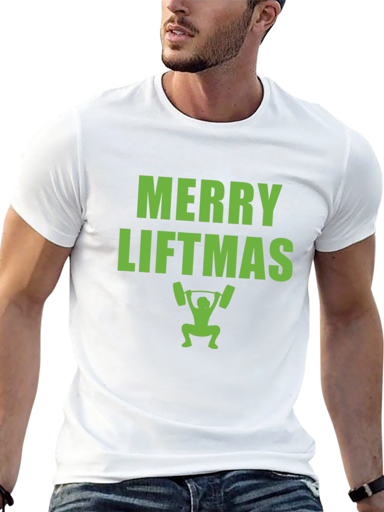 Merry Liftmas Gym Workout T-Shirt