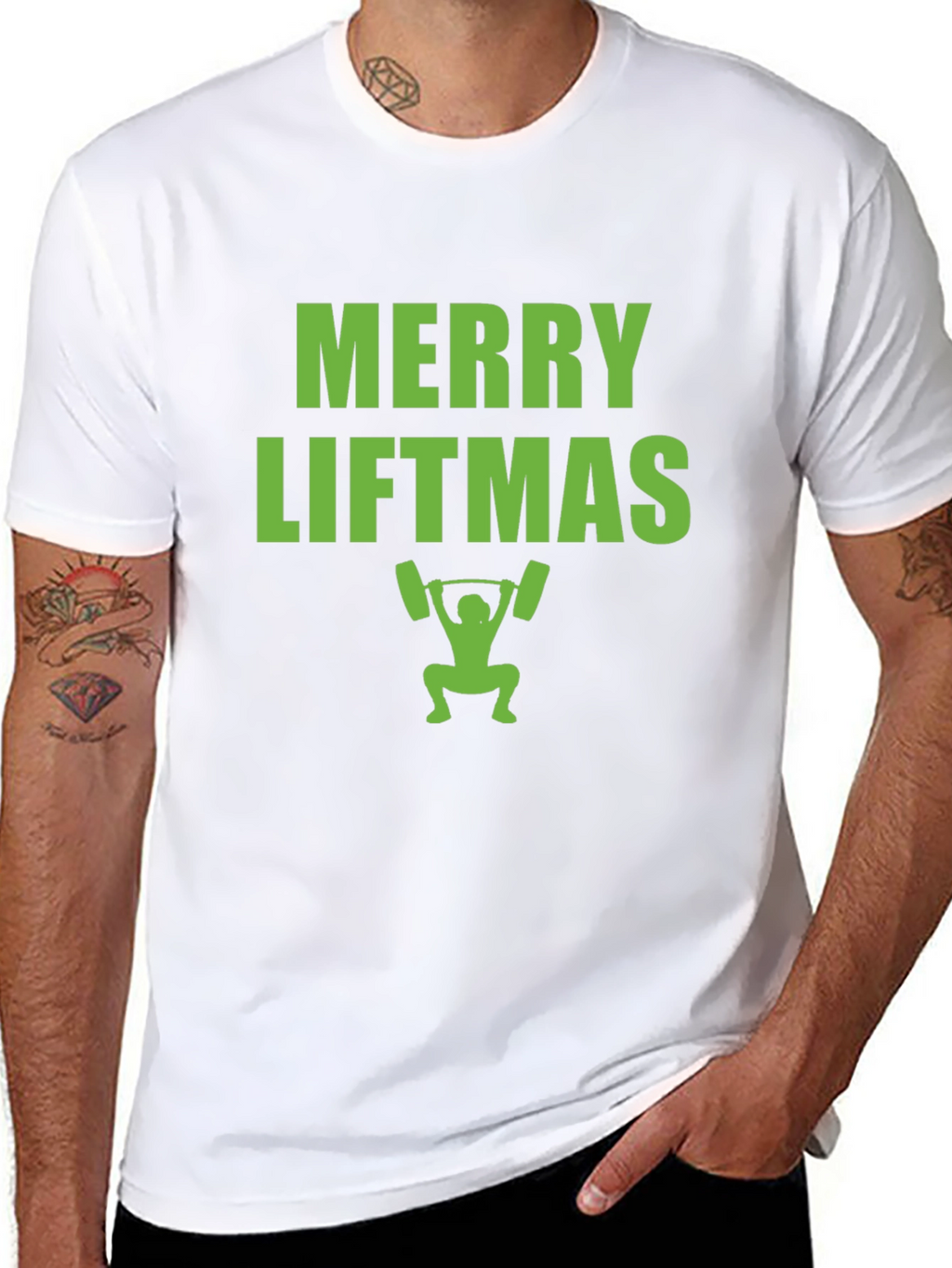 Merry Liftmas Gym Workout T-Shirt
