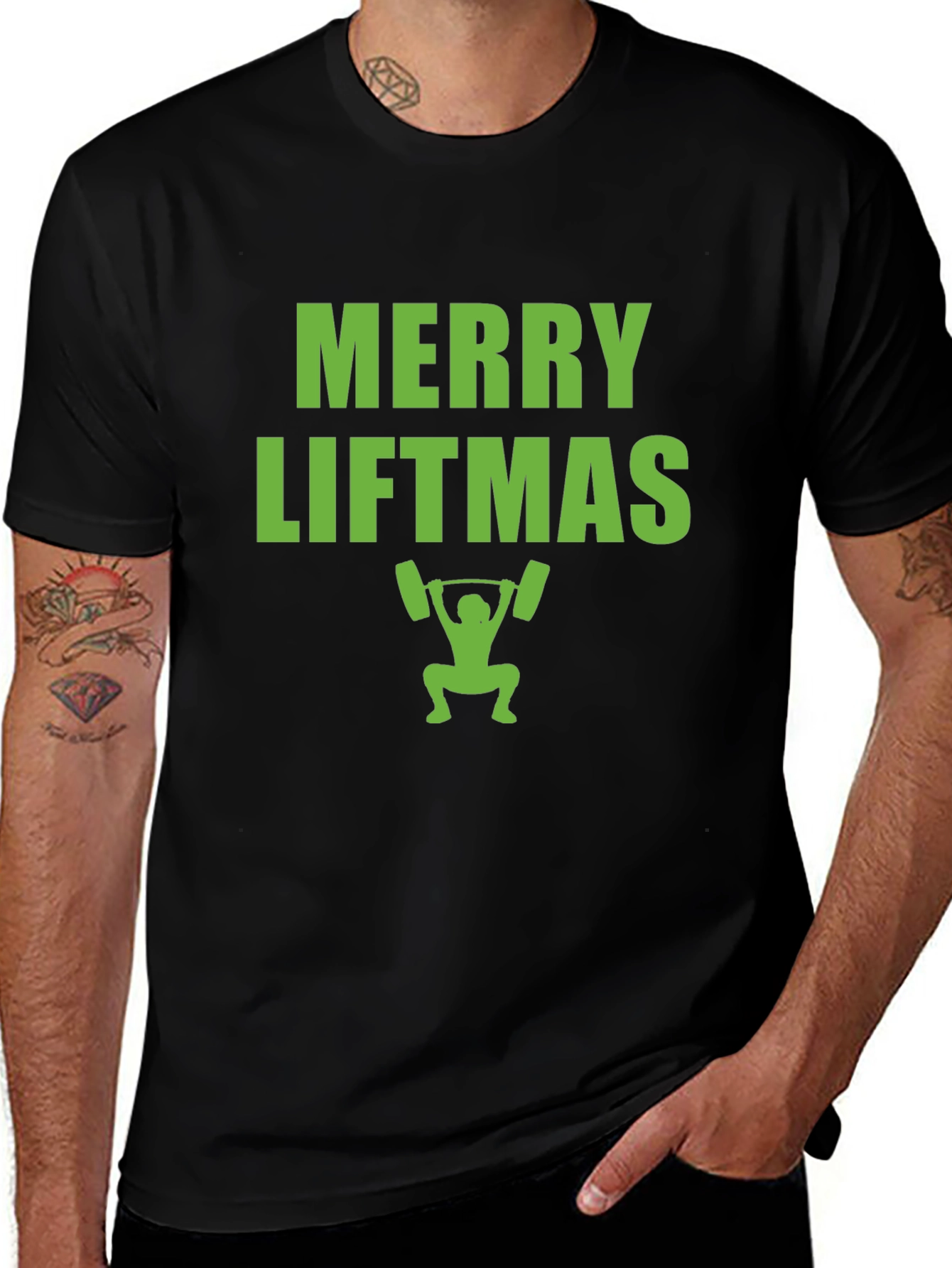 Merry Liftmas Gym Workout T-Shirt