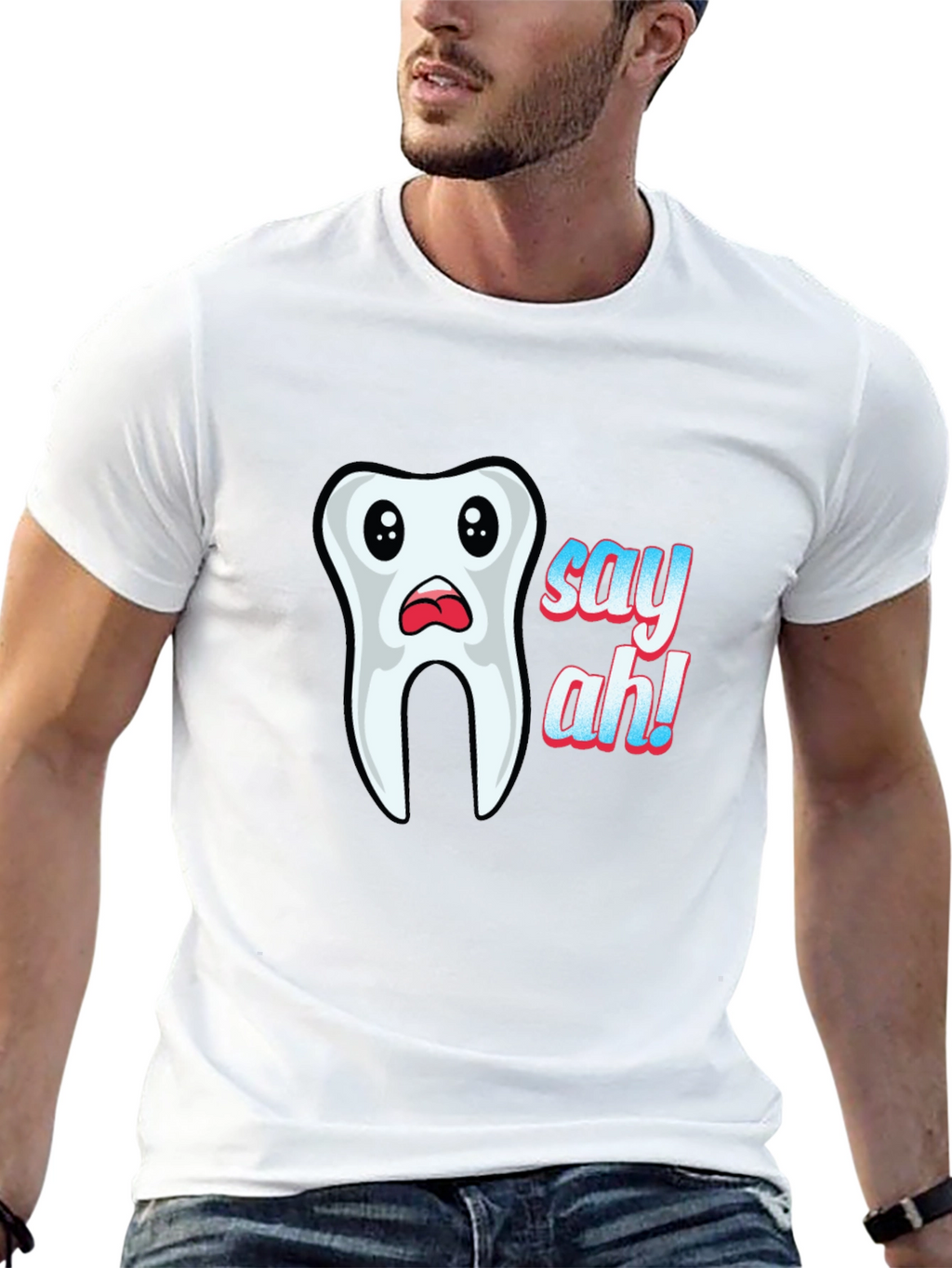 Say Ah! Graphic Tee - Funny Dentist T-Shirt
