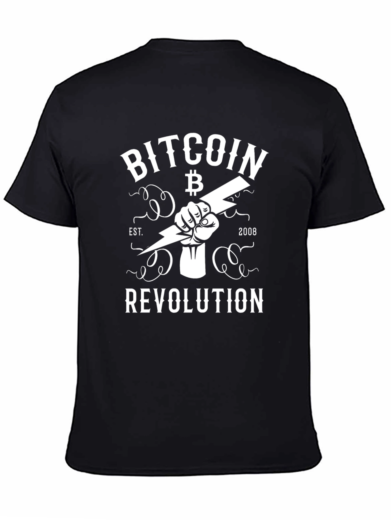Bitcoin Revolution Black T-Shirt
