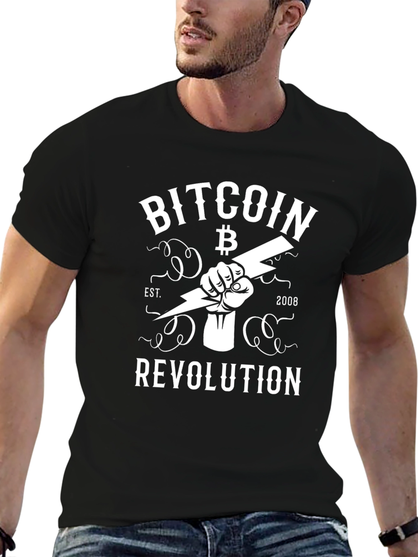 Bitcoin Revolution Black T-Shirt