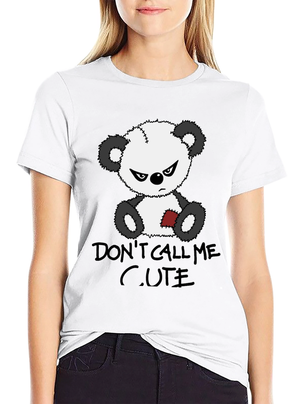 Grumpy Bear Graphic Tee - Dont Call Me Cute!
