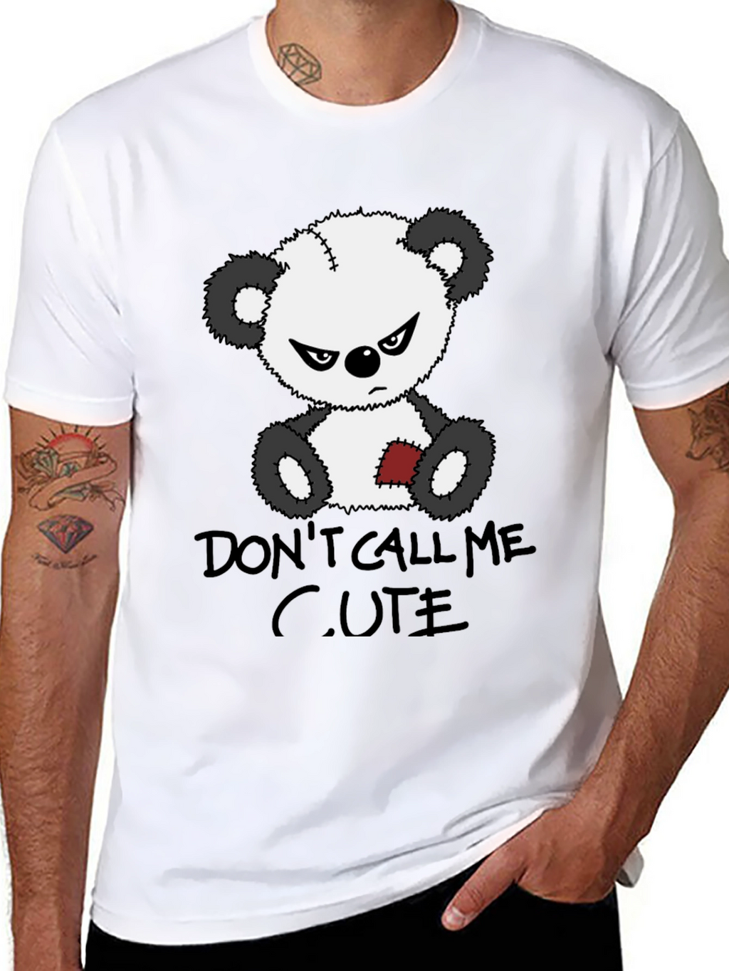 Grumpy Bear Graphic Tee - Dont Call Me Cute!