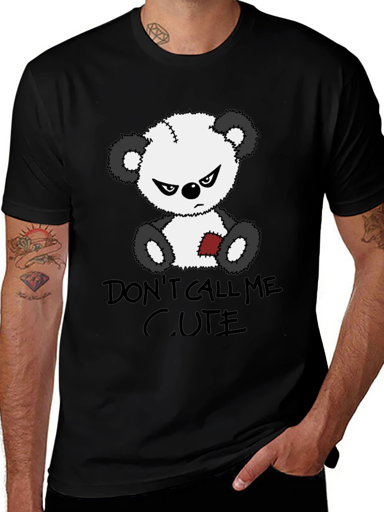 Grumpy Bear Graphic Tee - Dont Call Me Cute!